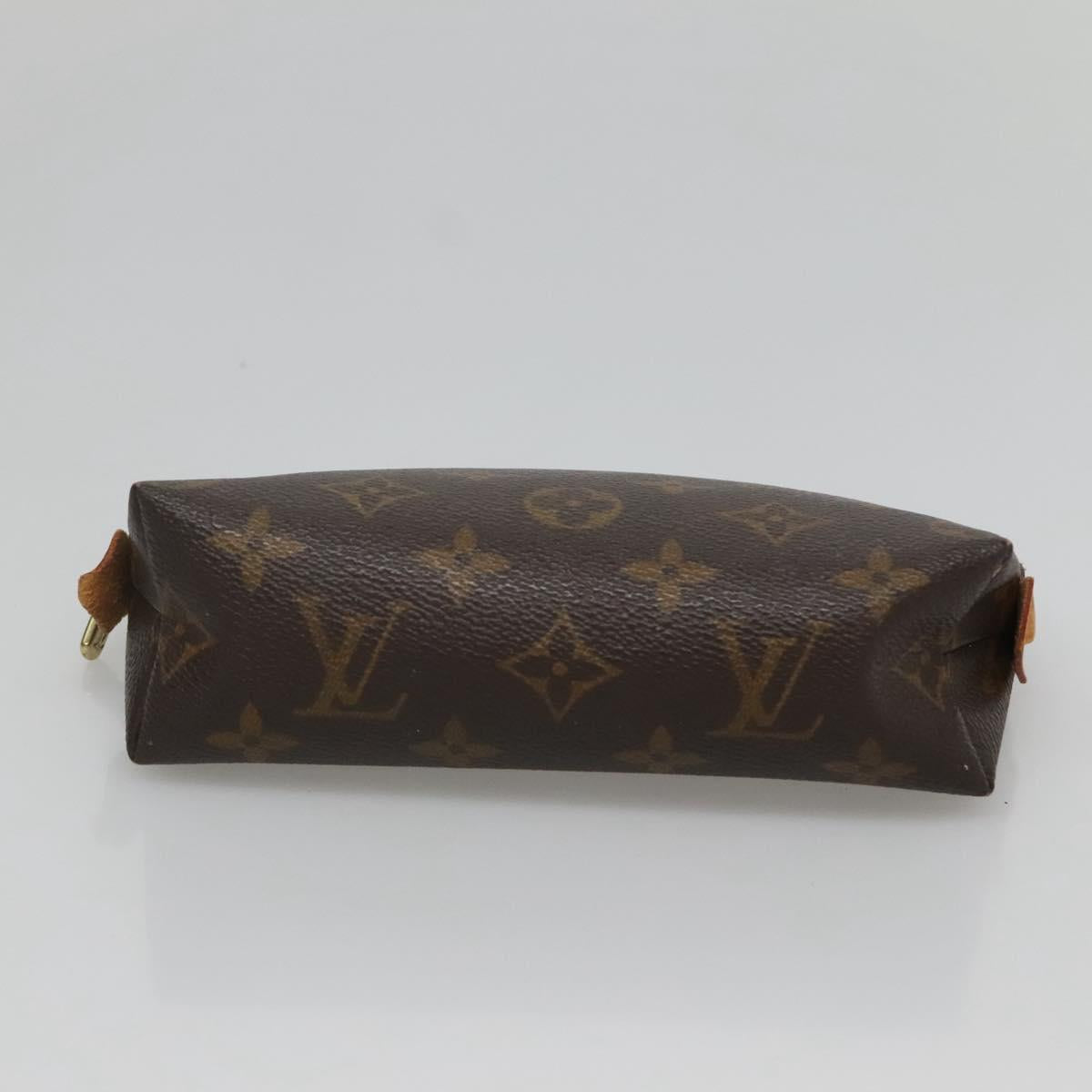 LOUIS VUITTON Monogram Pochette Cosmetic PM Cosmetic Pouch M47515 LV Auth 122717