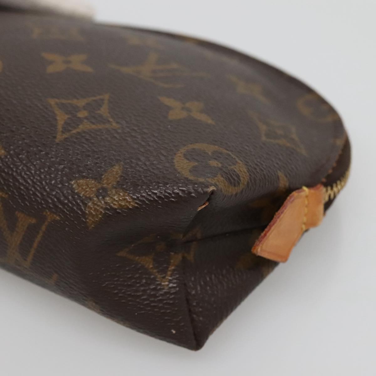 LOUIS VUITTON Monogram Pochette Cosmetic PM Cosmetic Pouch M47515 LV Auth 122717
