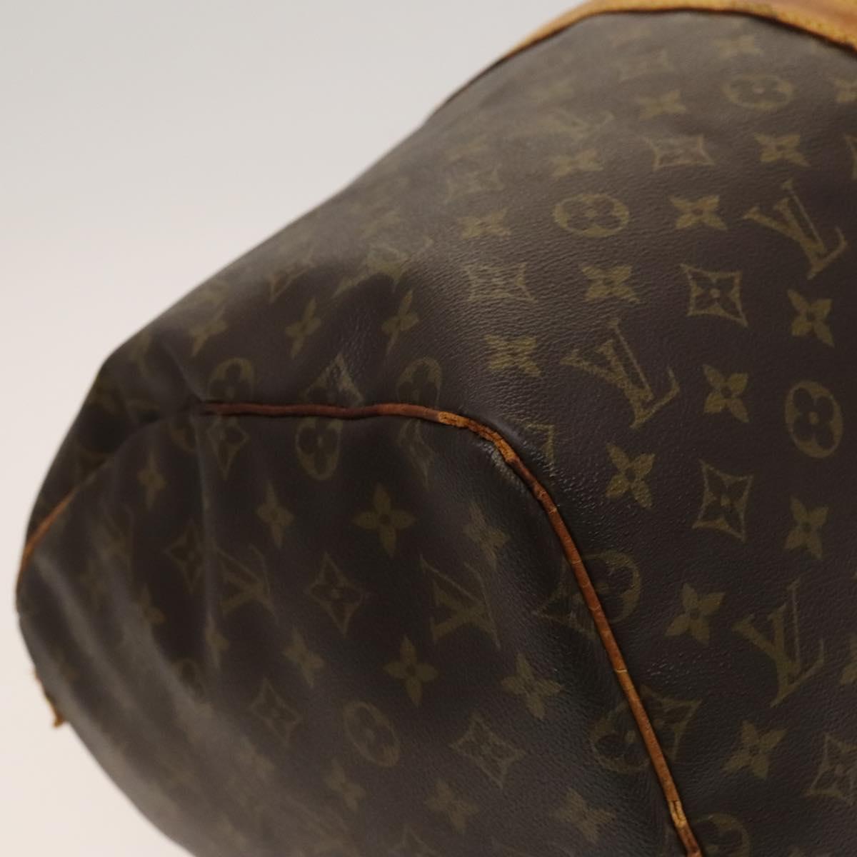 LOUIS VUITTON Monogram Keepall 55 Boston Bag M41424 LV Auth 122735
