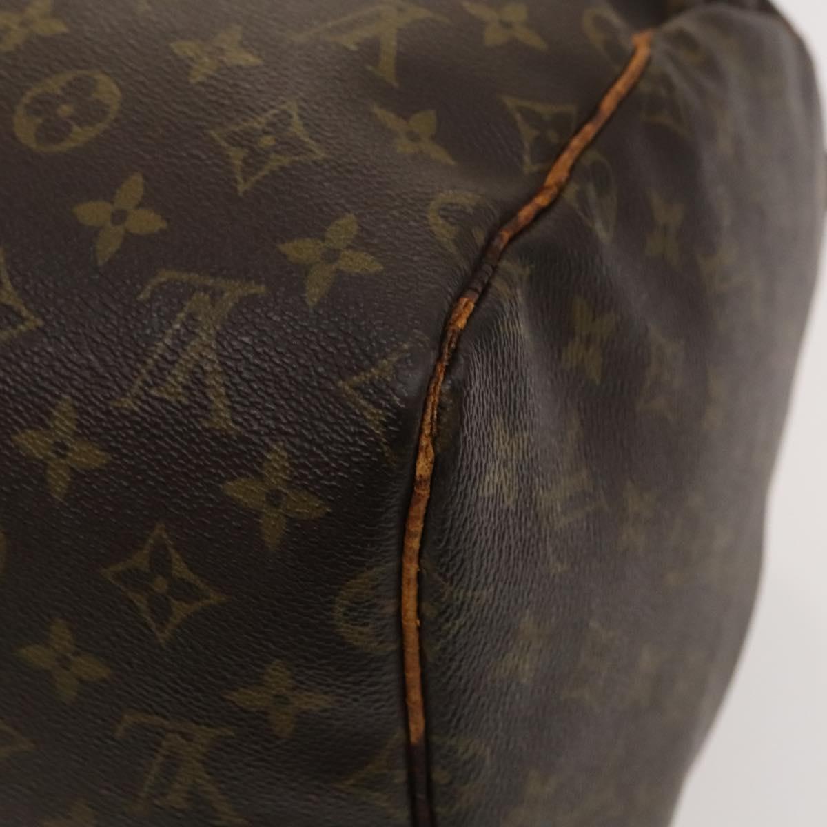 LOUIS VUITTON Monogram Keepall 55 Boston Bag M41424 LV Auth 122735