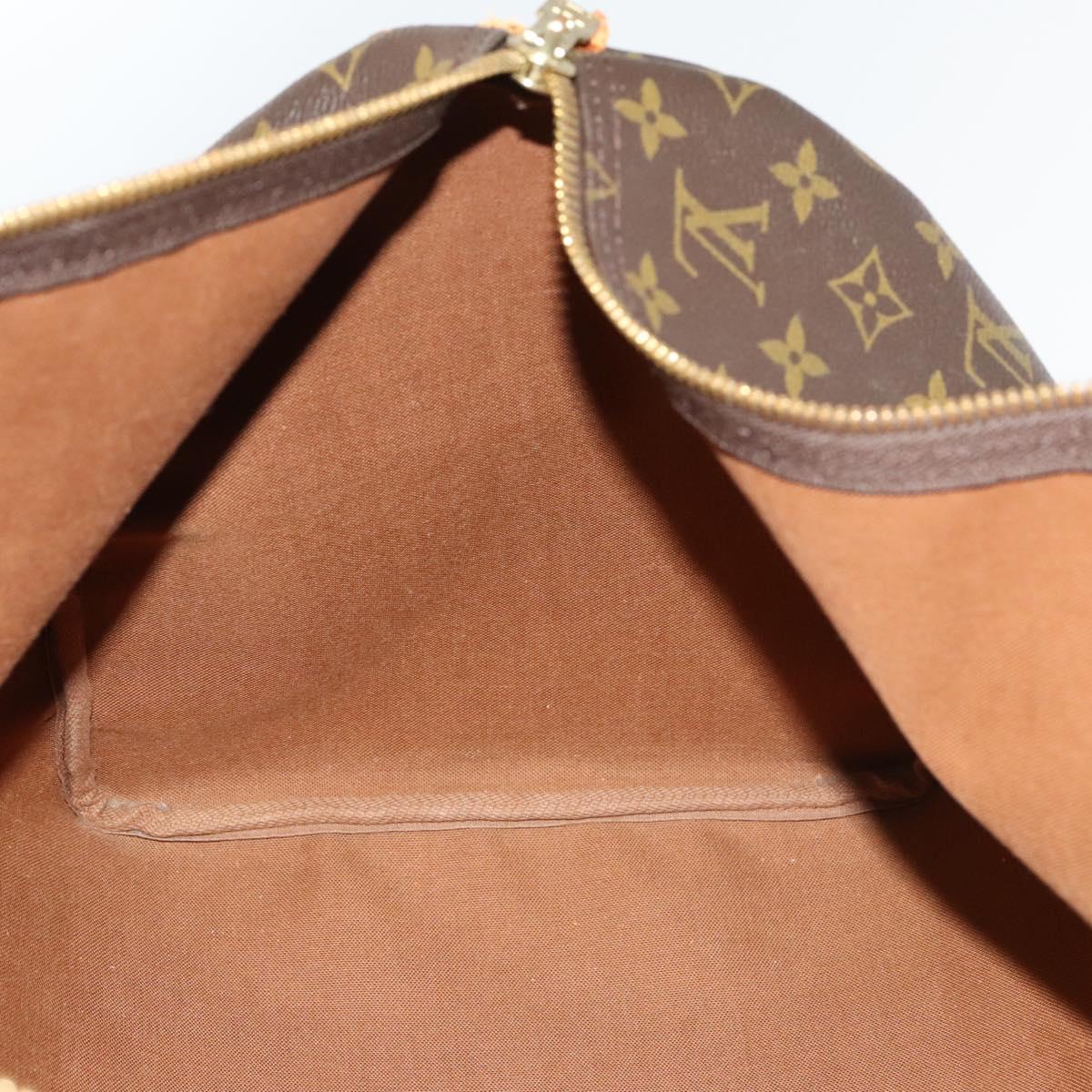 LOUIS VUITTON Monogram Keepall 55 Boston Bag M41424 LV Auth 122735