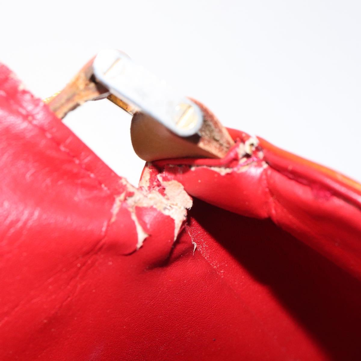 LOUIS VUITTON Monogram Vernis Thompson Street Bag Red M91094 LV Auth 122759