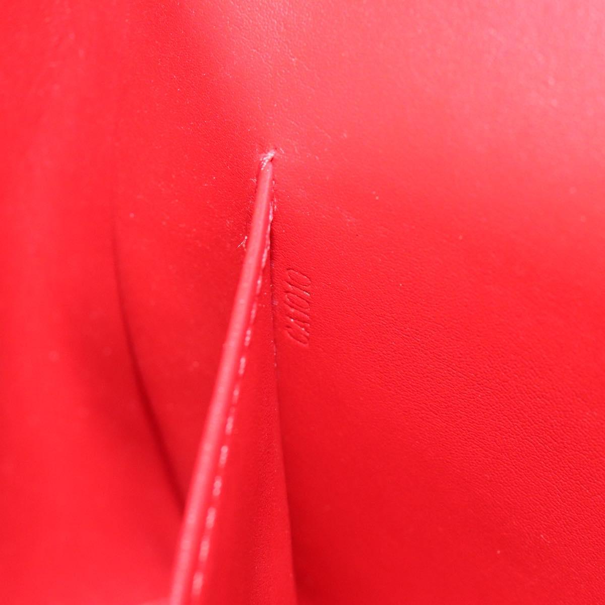 LOUIS VUITTON Monogram Vernis Thompson Street Bag Red M91094 LV Auth 122759