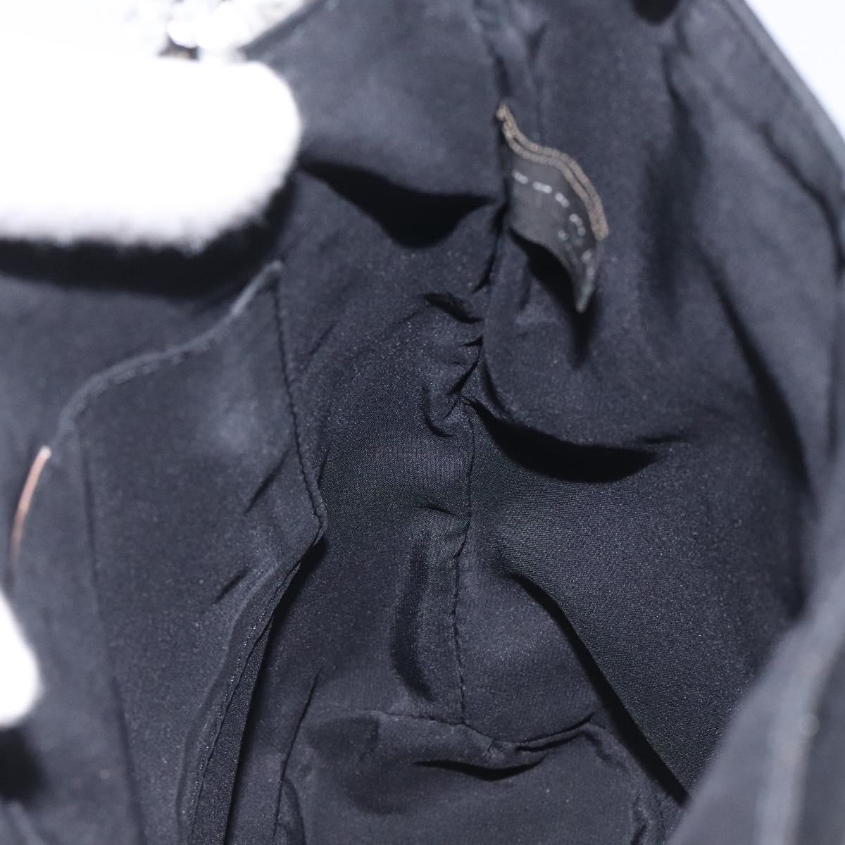 BOTTEGA VENETA Hand Bag Nylon Black Clear Auth 122777