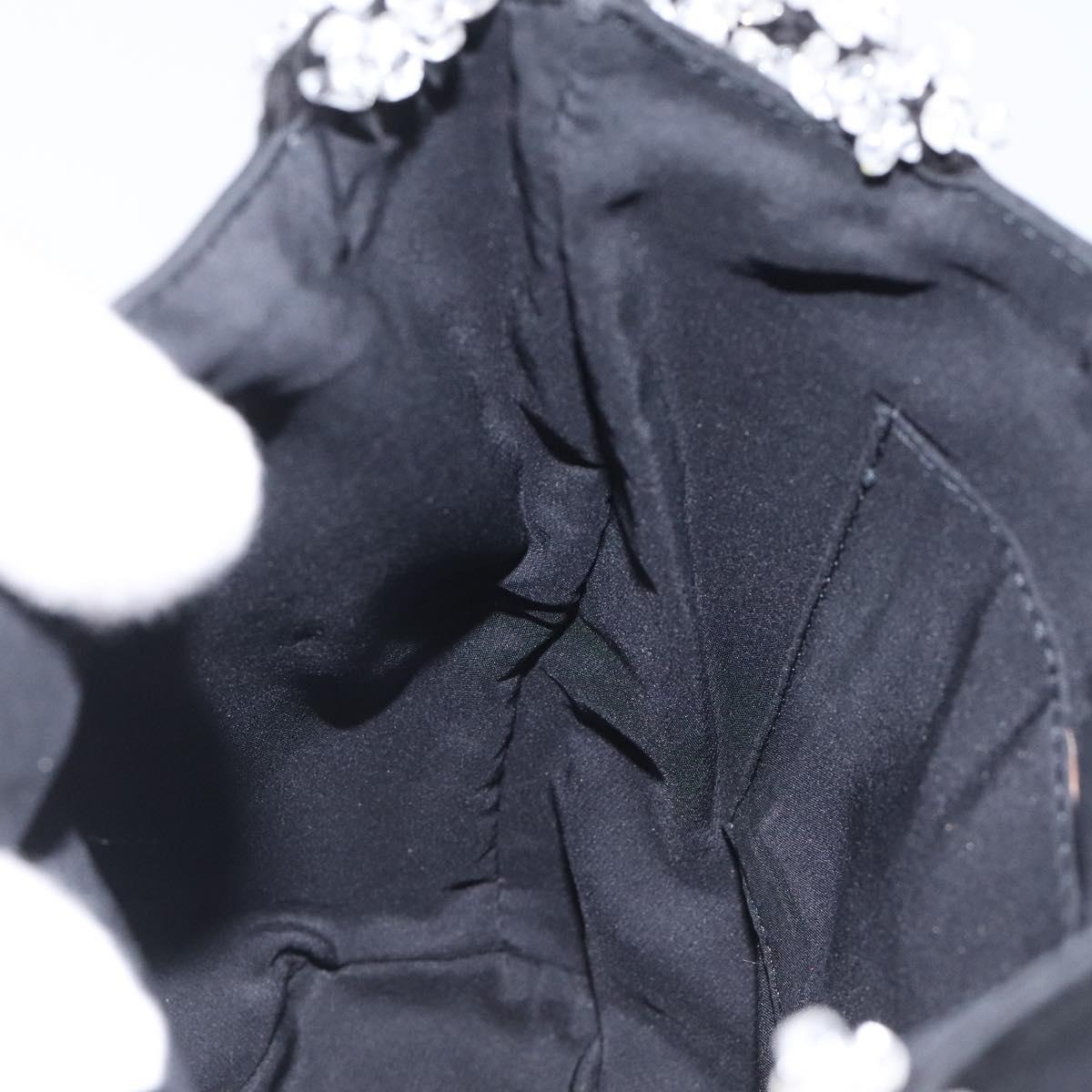 BOTTEGA VENETA Hand Bag Nylon Black Clear Auth 122777