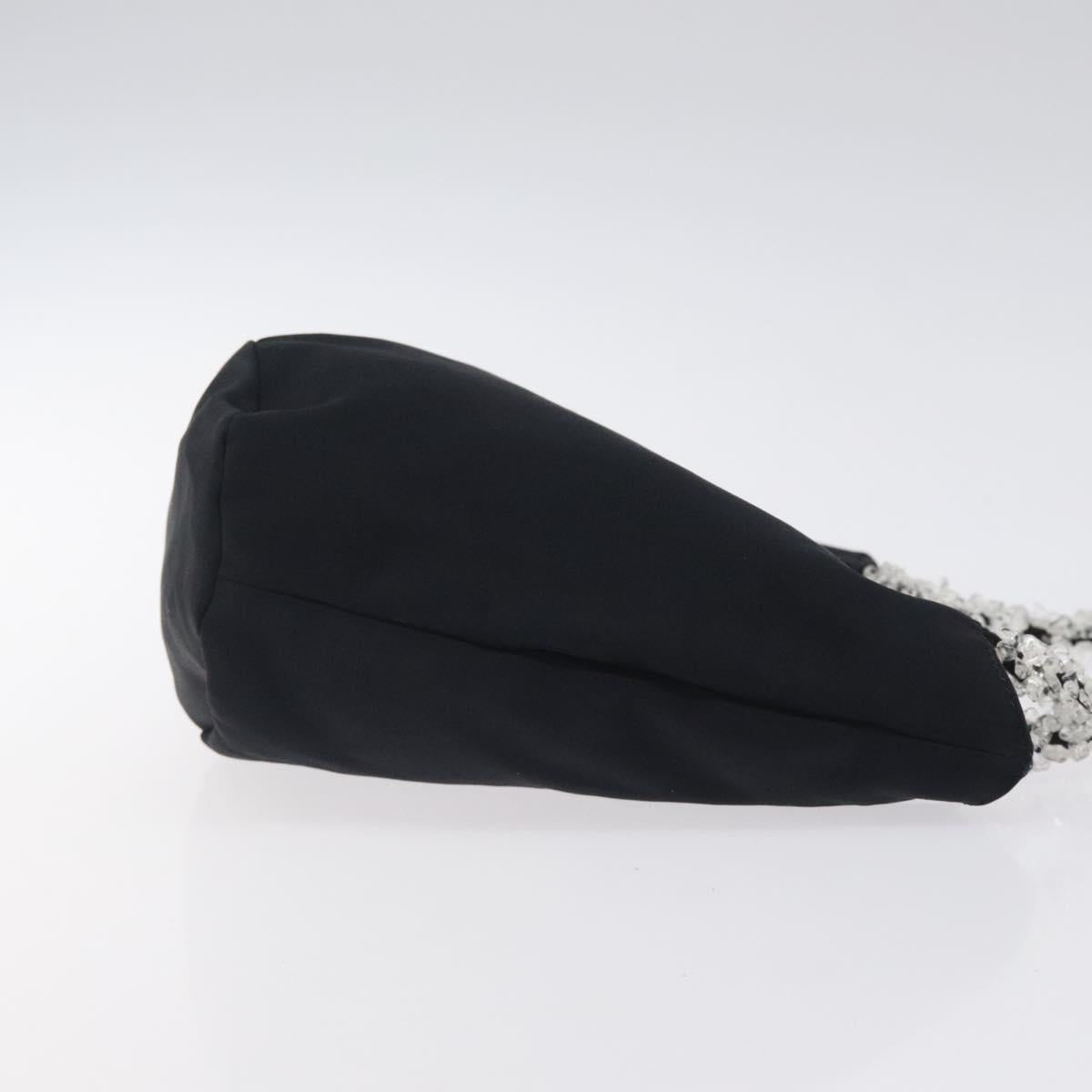 BOTTEGA VENETA Hand Bag Nylon Black Clear Auth 122777