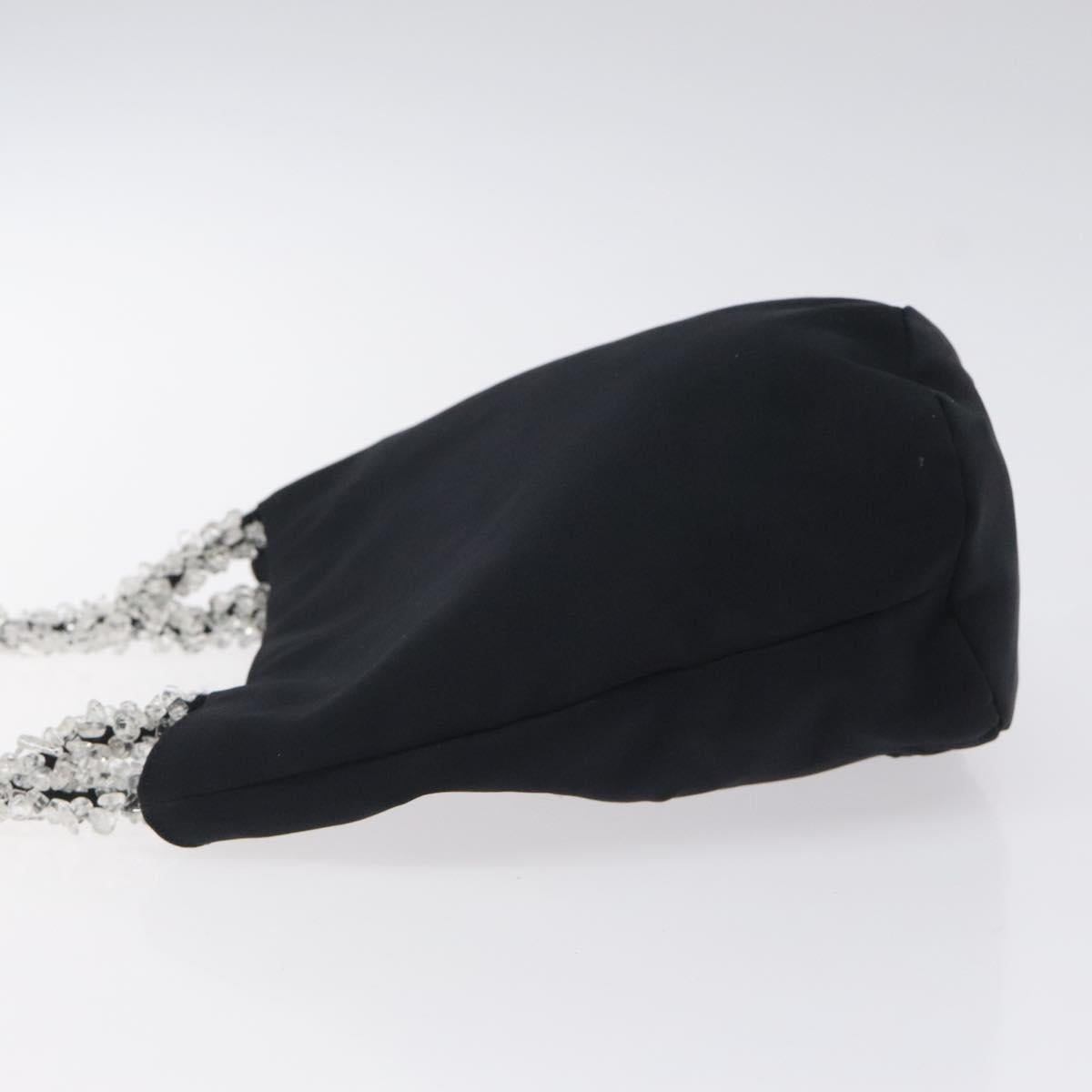 BOTTEGA VENETA Hand Bag Nylon Black Clear Auth 122777