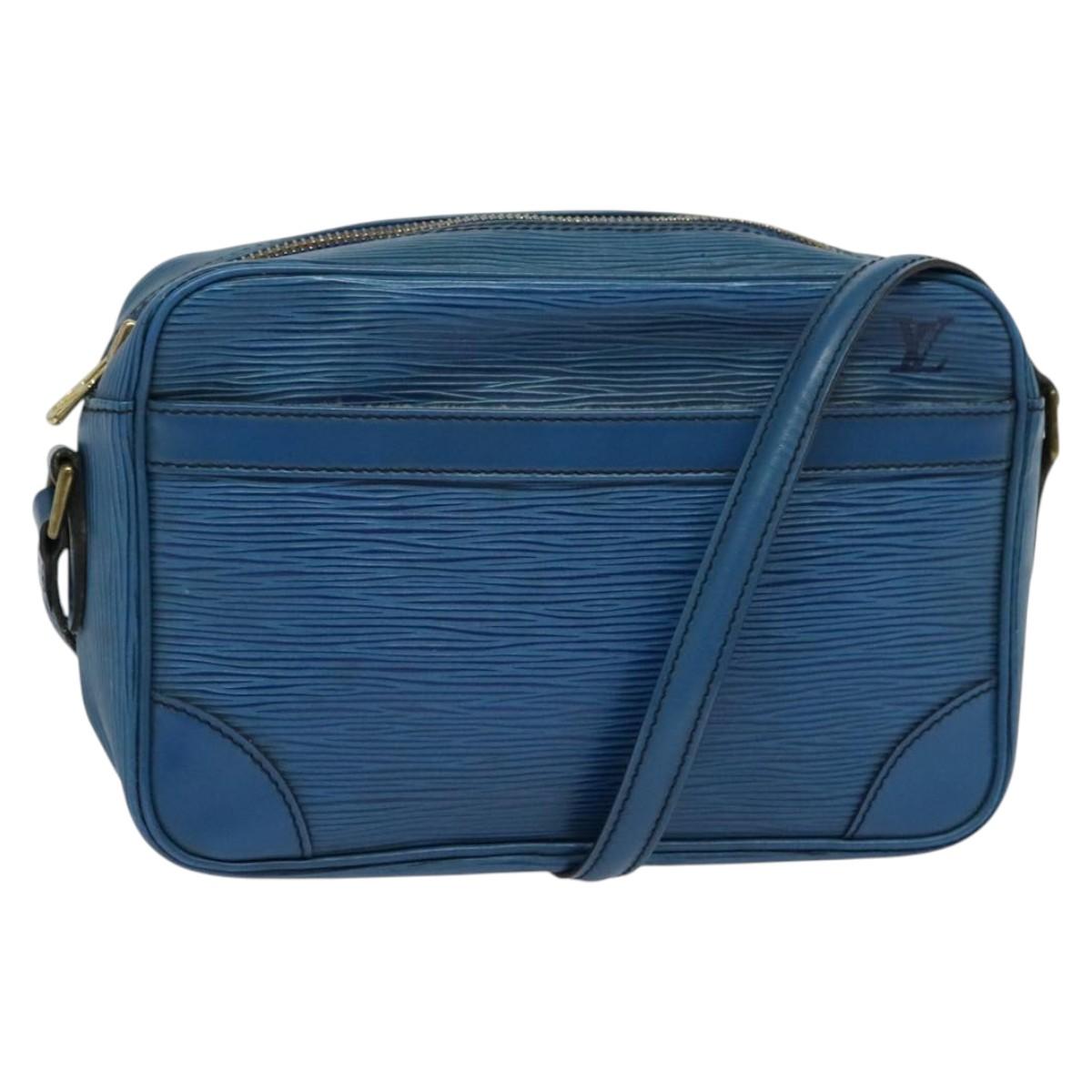 LOUIS VUITTON Epi Trocadero 23 Shoulder Bag Blue M52305 LV Auth 122787
