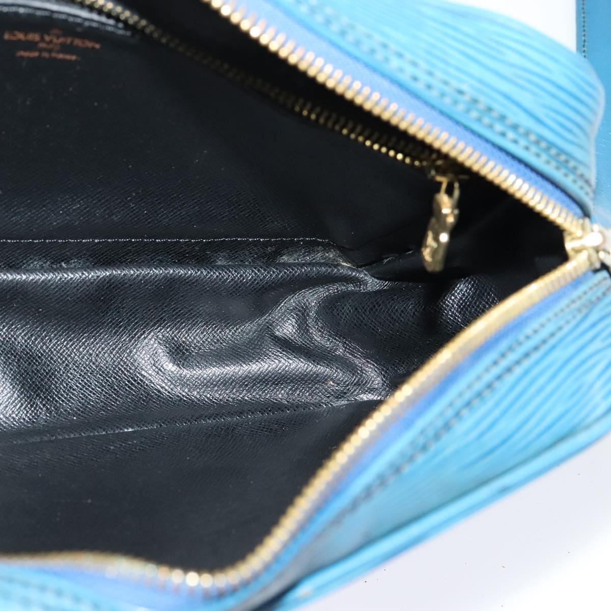 LOUIS VUITTON Epi Trocadero 23 Shoulder Bag Blue M52305 LV Auth 122787