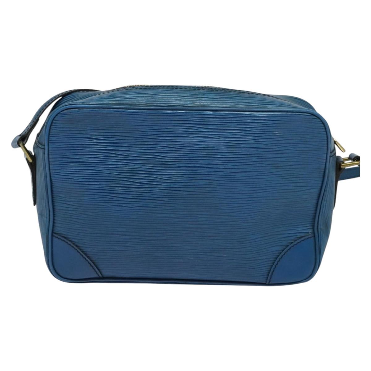 LOUIS VUITTON Epi Trocadero 23 Shoulder Bag Blue M52305 LV Auth 122787