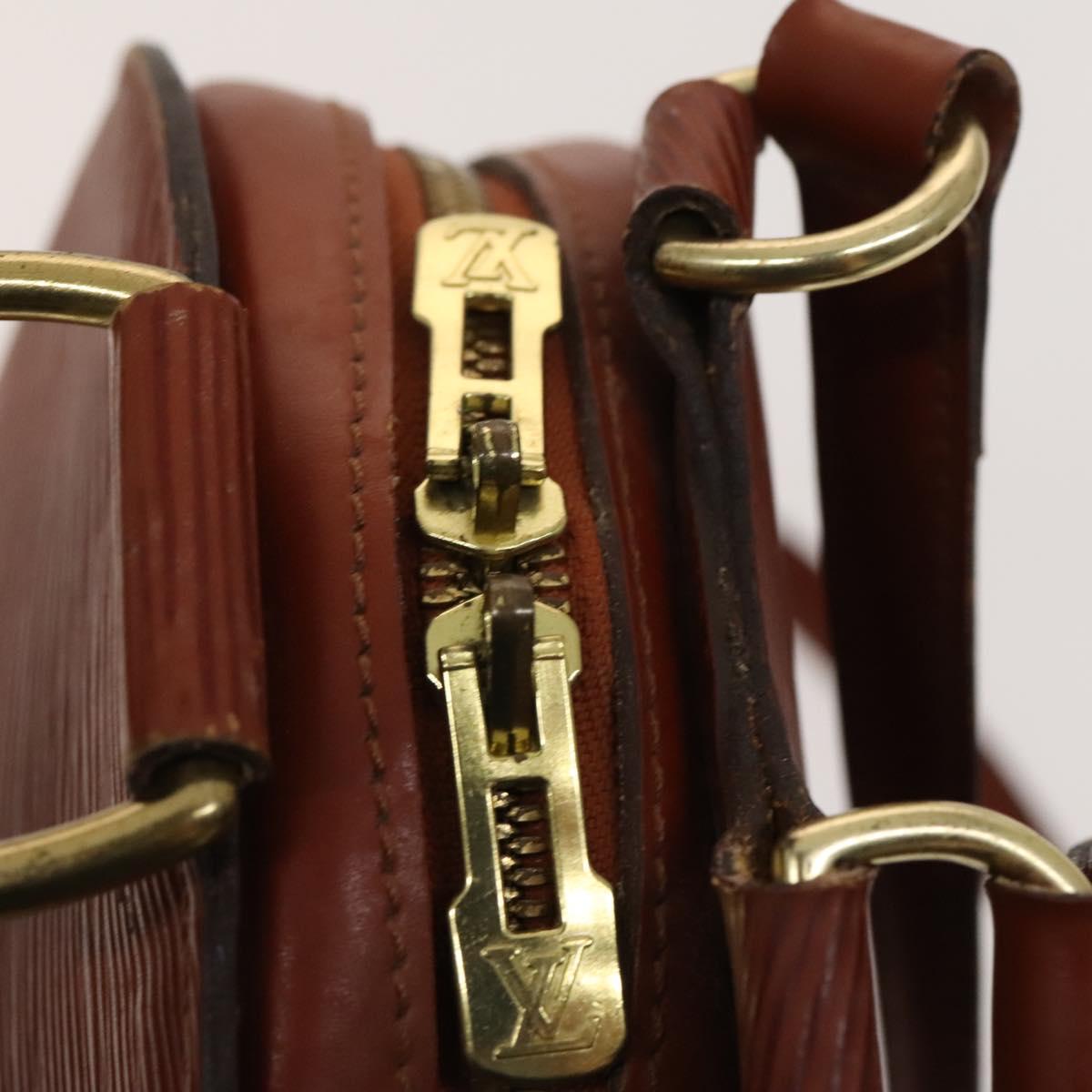 LOUIS VUITTON Epi Mabillon Backpack Brown M52233 LV Auth 122788