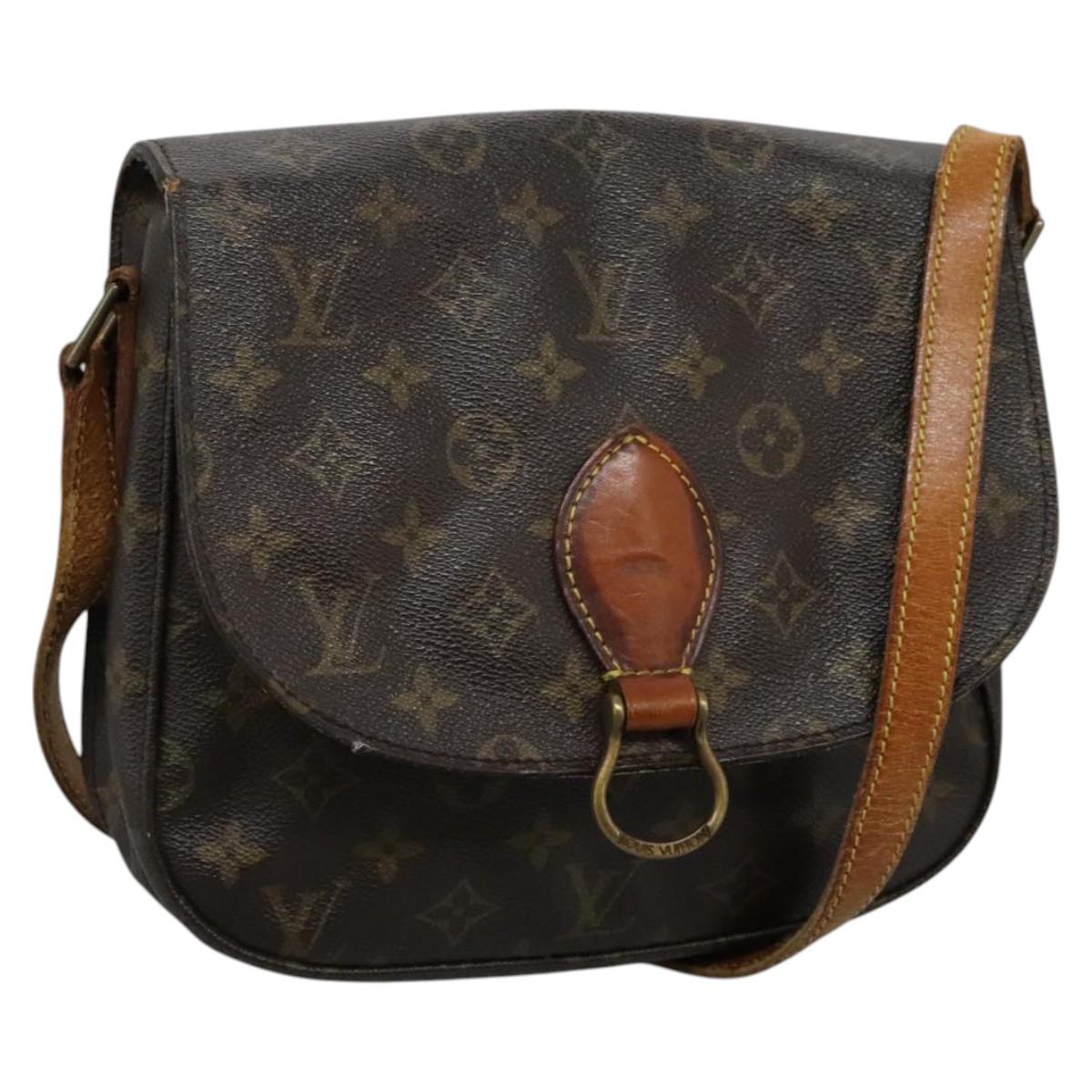 LOUIS VUITTON Monogram Saint Cloud GM Shoulder Bag M51242 LV Auth 122795