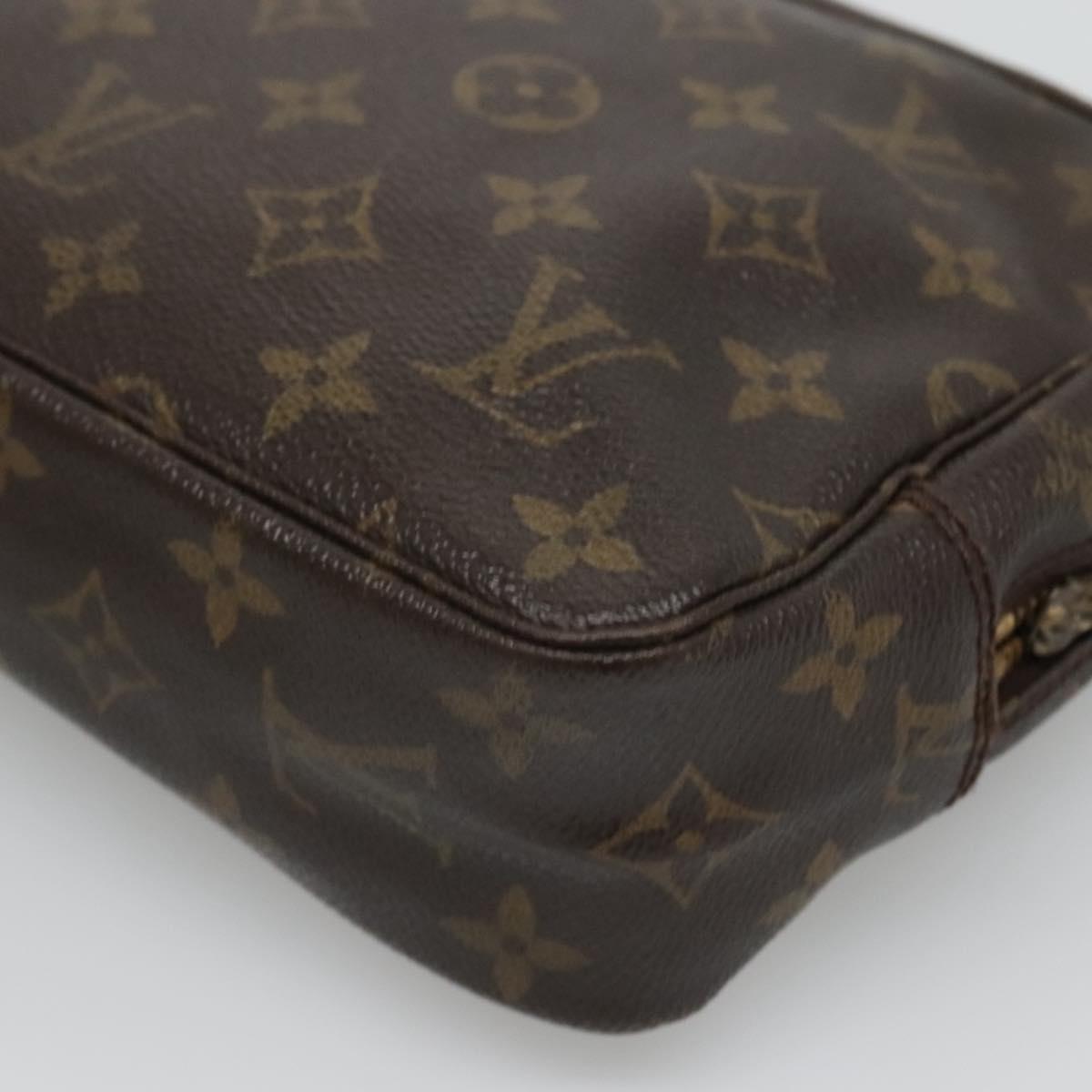 LOUIS VUITTON Monogram Trousse Toilette 23 Clutch Bag M47524 LV Auth 122797