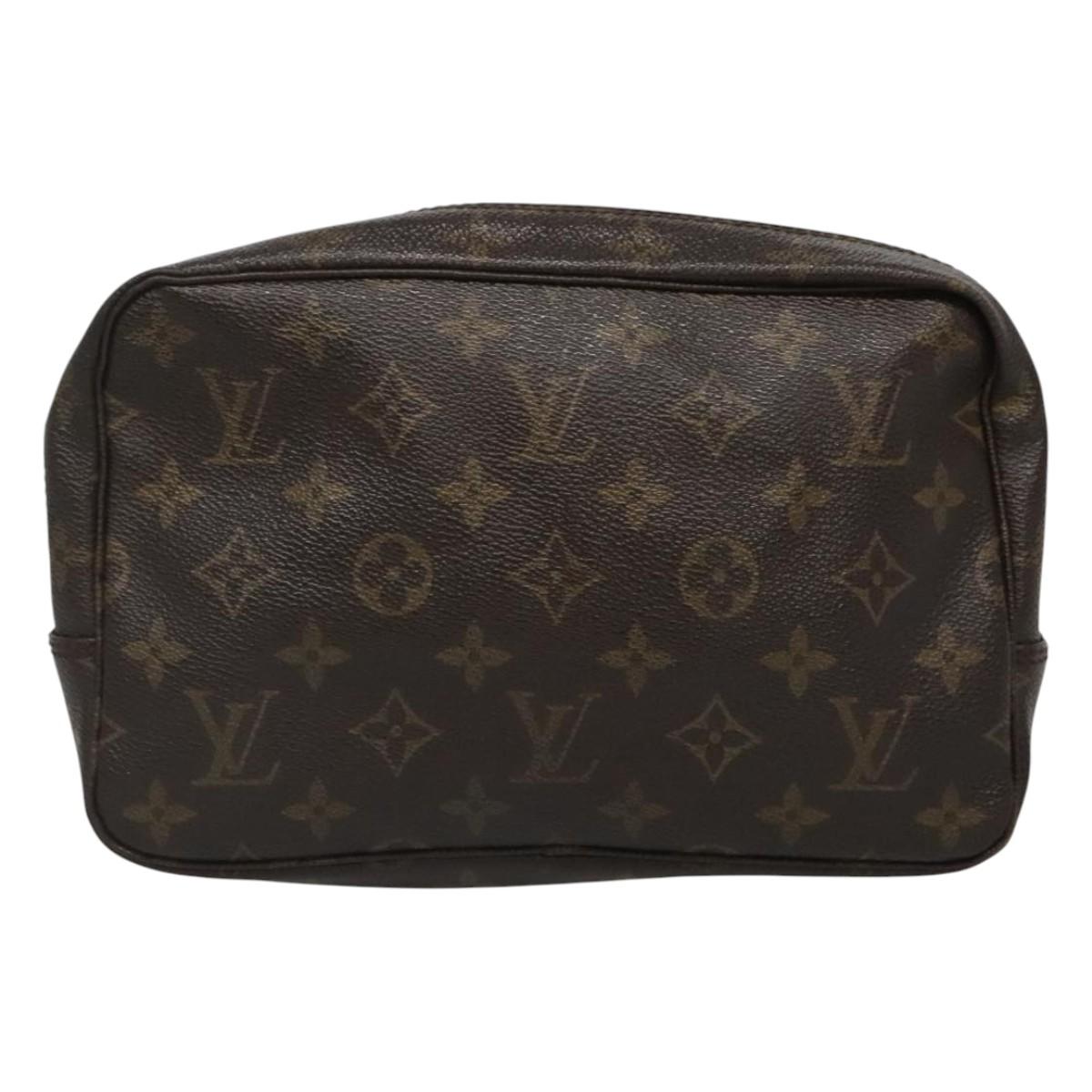 LOUIS VUITTON Monogram Trousse Toilette 23 Clutch Bag M47524 LV Auth 122797