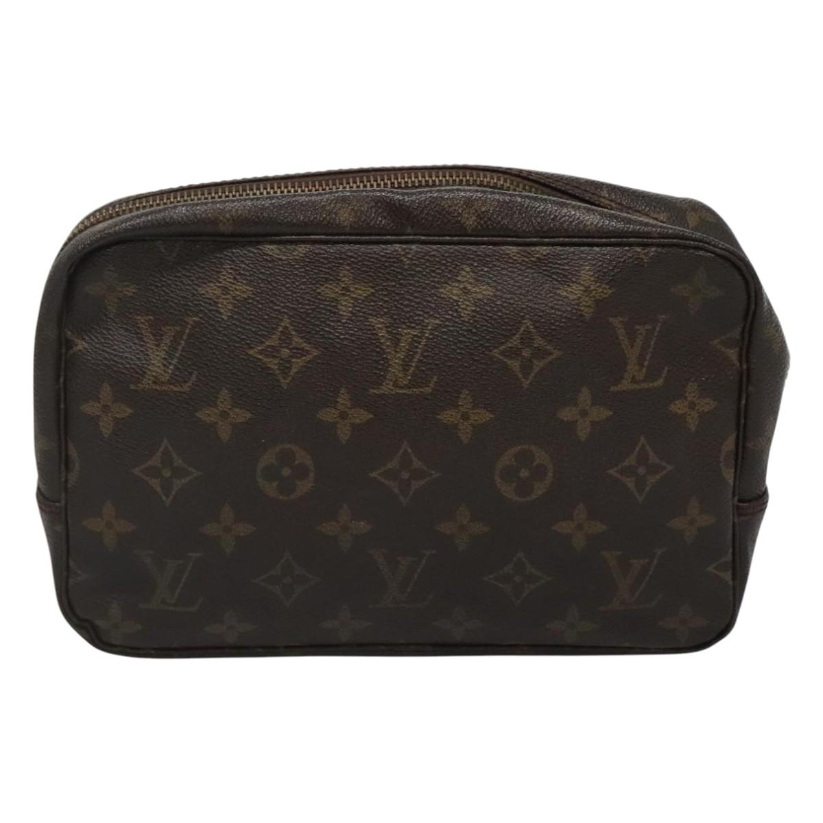 LOUIS VUITTON Monogram Trousse Toilette 23 Clutch Bag M47524 LV Auth 122797