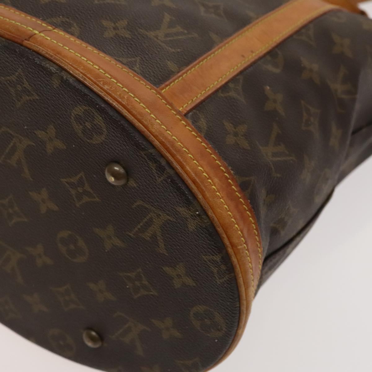 LOUIS VUITTON Monogram Bucket GM Shoulder Bag M42236 LV Auth 122806