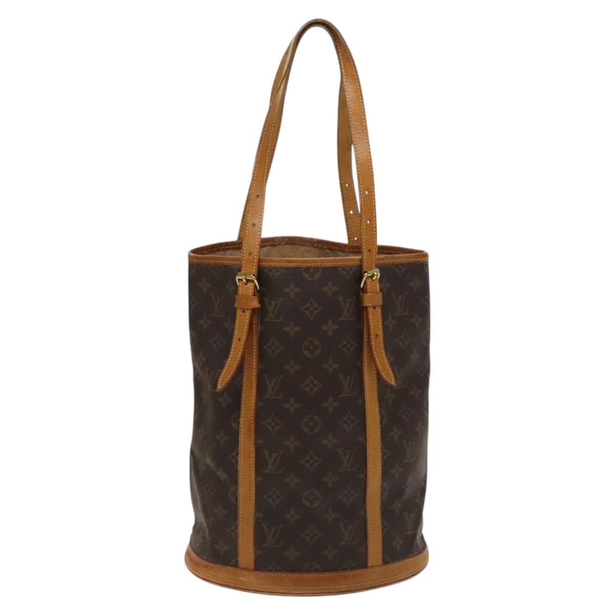LOUIS VUITTON Monogram Bucket GM Shoulder Bag M42236 LV Auth 122806