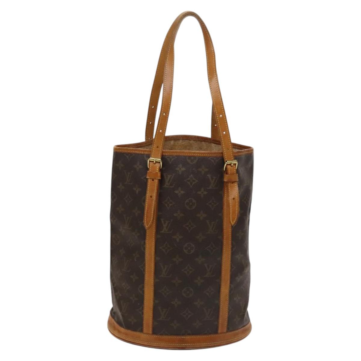 LOUIS VUITTON Monogram Bucket GM Shoulder Bag M42236 LV Auth 122806