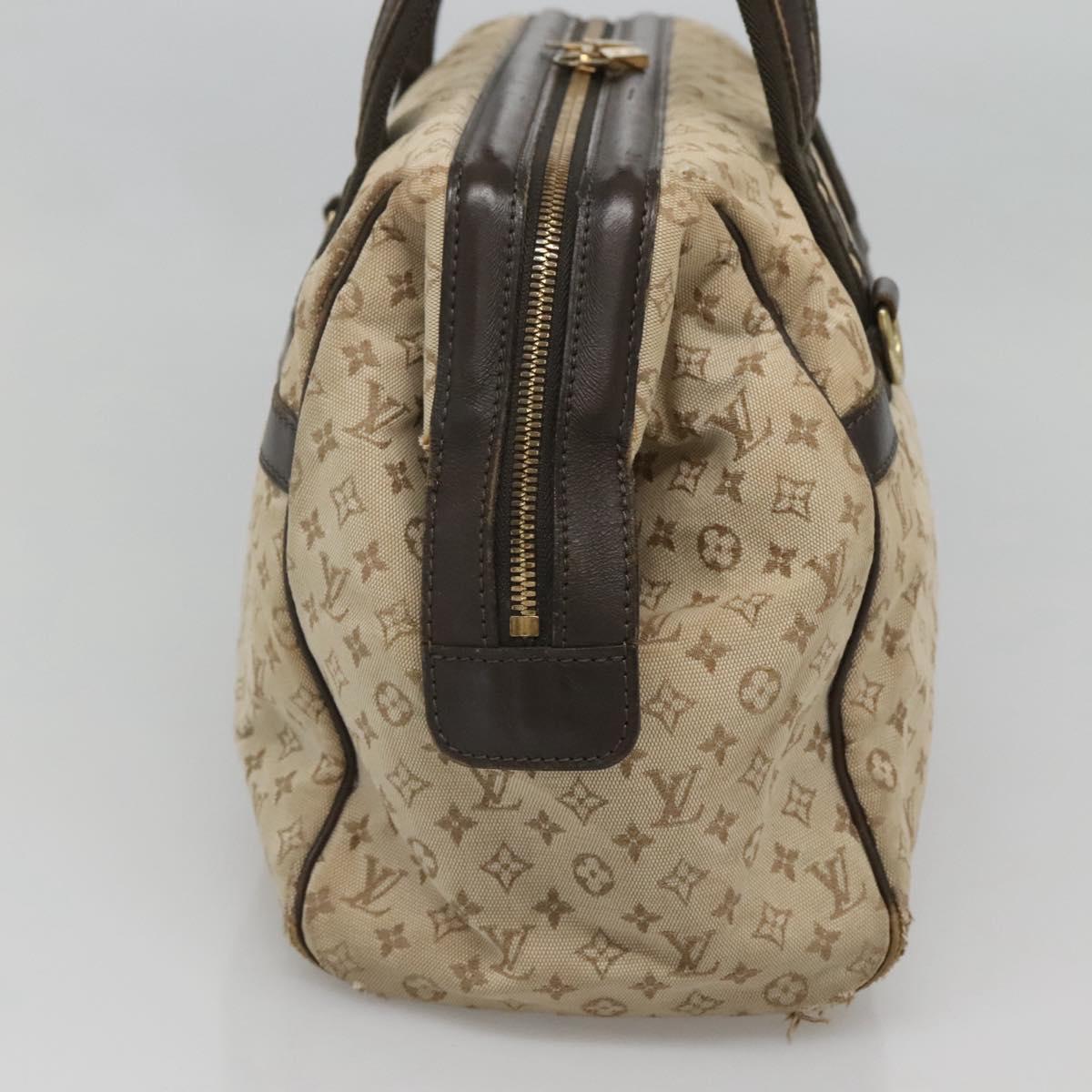 LOUIS VUITTON Monogram Mini Josephine GM Hand Bag Khaki M92310 LV Auth 122829