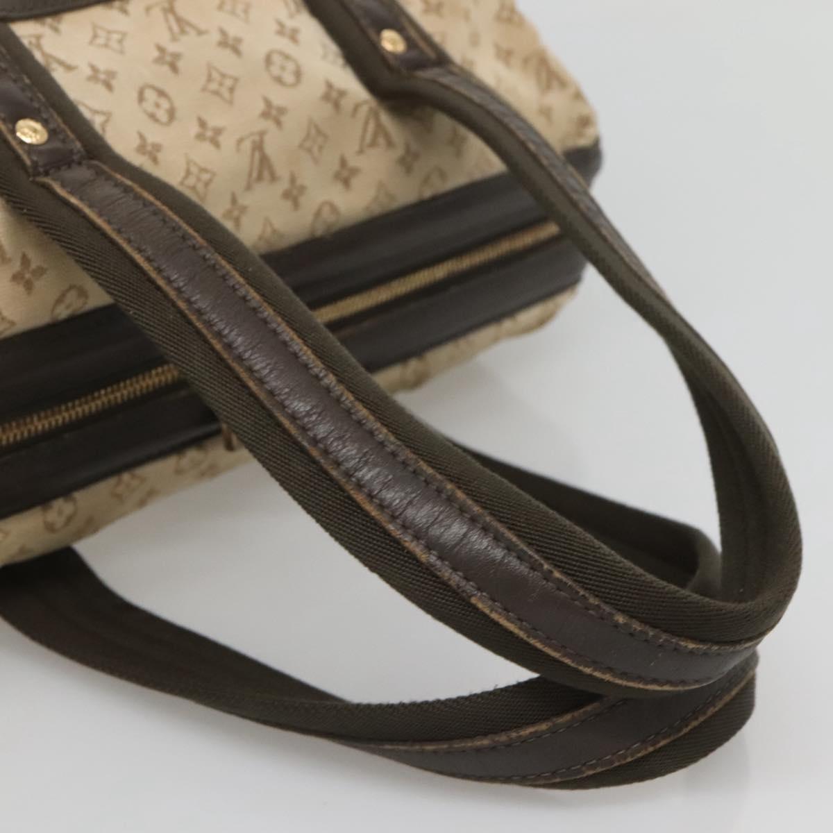 LOUIS VUITTON Monogram Mini Josephine GM Hand Bag Khaki M92310 LV Auth 122829