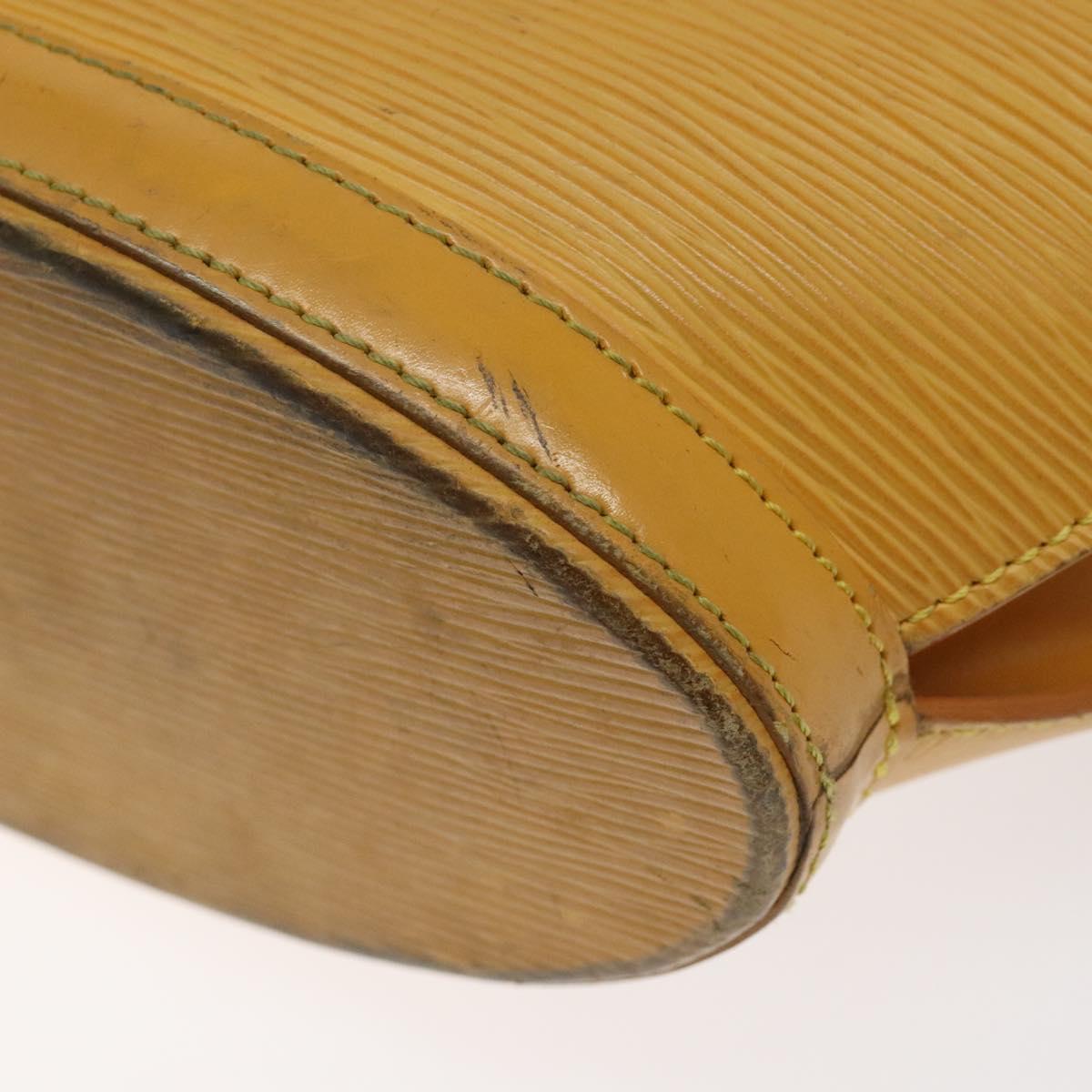 LOUIS VUITTON Epi Saint Jacques Hand Bag Yellow M52279 LV Auth 122838