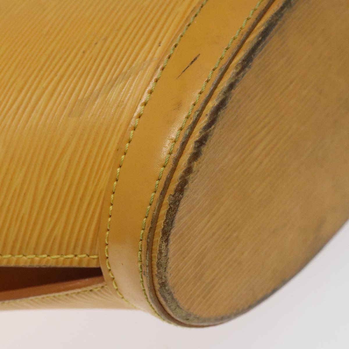 LOUIS VUITTON Epi Saint Jacques Hand Bag Yellow M52279 LV Auth 122838