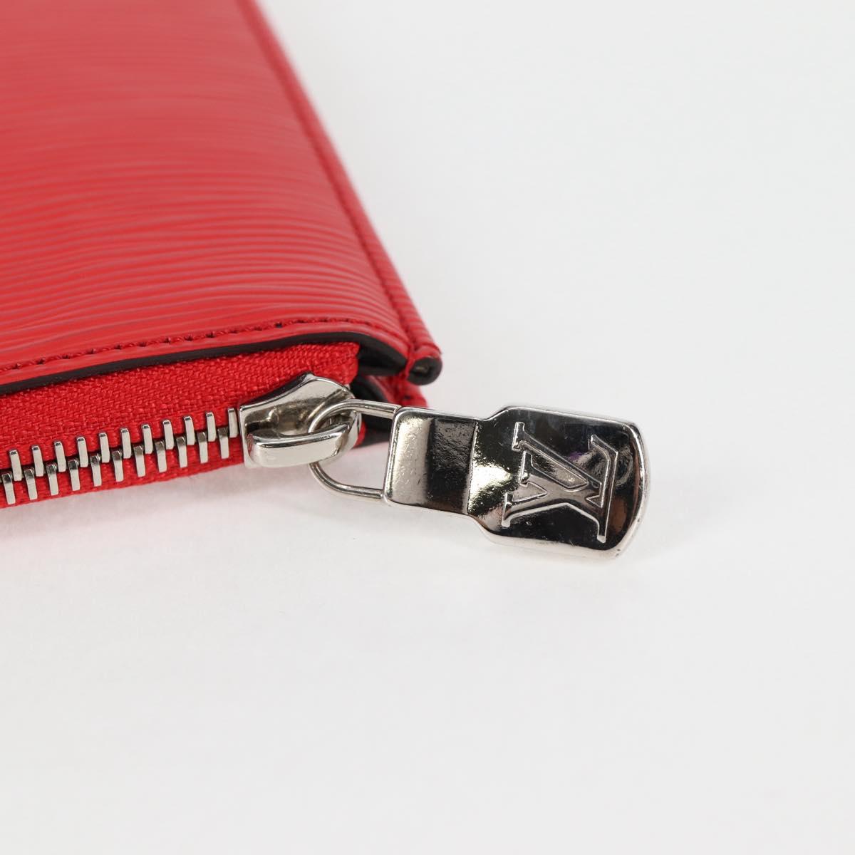 LOUIS VUITTON Epi Supreme Pochette Jules GM Bag Red White M67722 Auth 122842SM