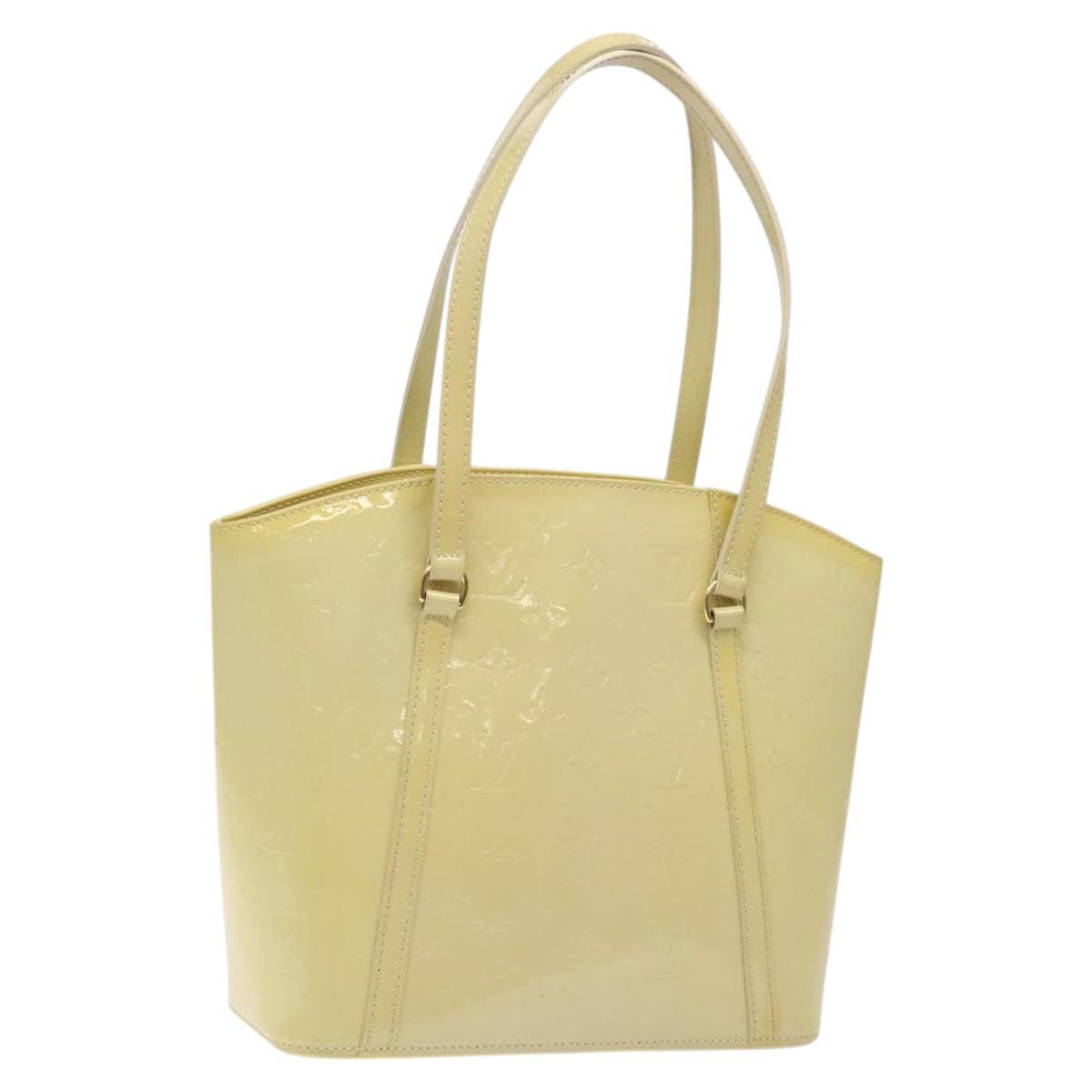 LOUIS VUITTON Monogram Vernis Avalon MM Tote Bag Broncorail M91743 Auth 122863