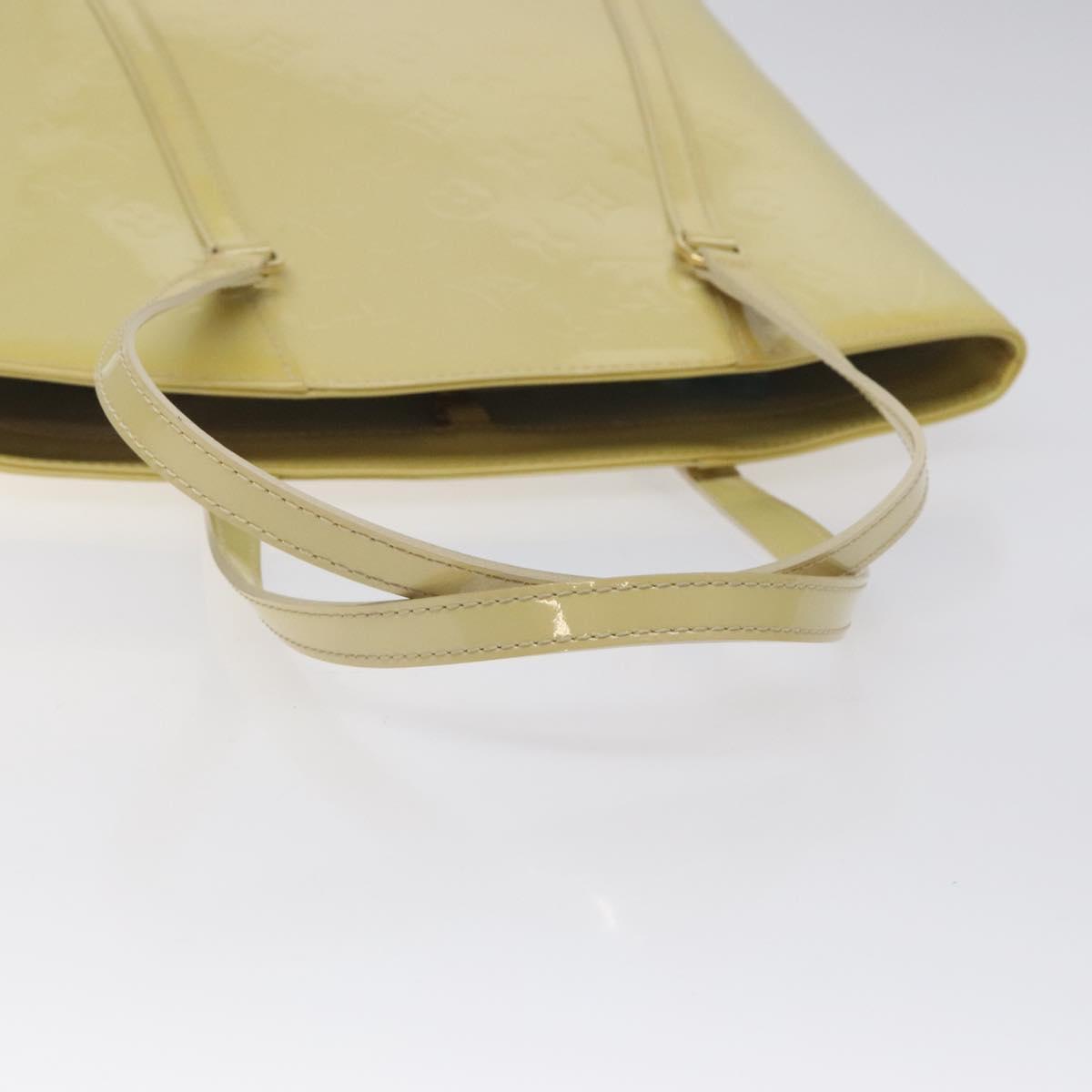 LOUIS VUITTON Monogram Vernis Avalon MM Tote Bag Broncorail M91743 Auth 122863