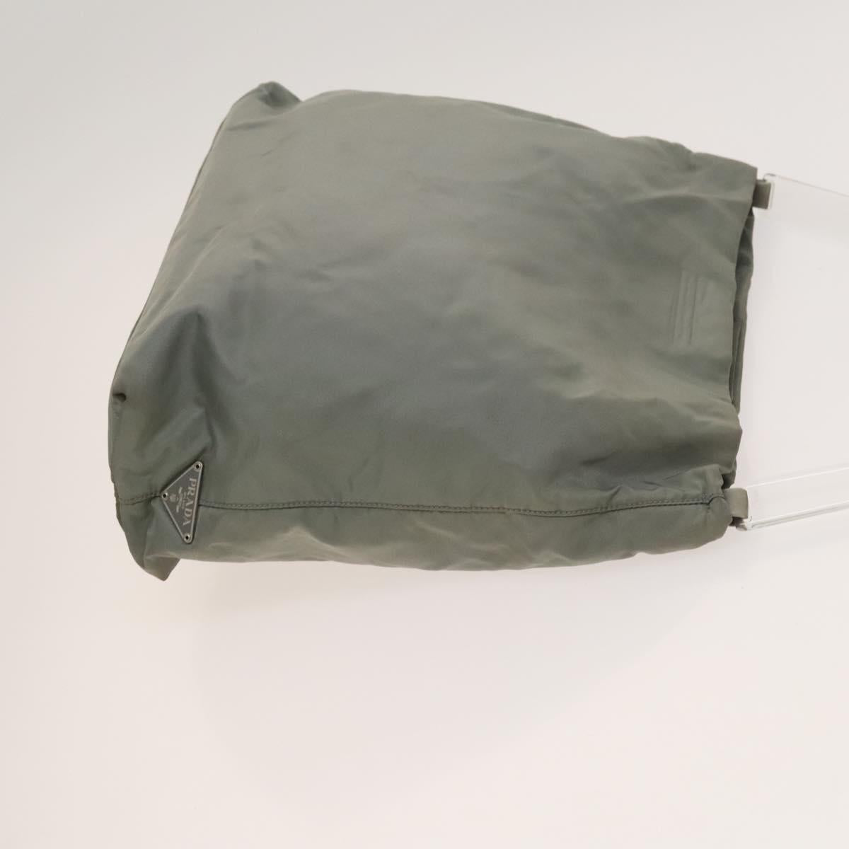 PRADA Shoulder Bag Nylon 2Set Black Green Auth 122870