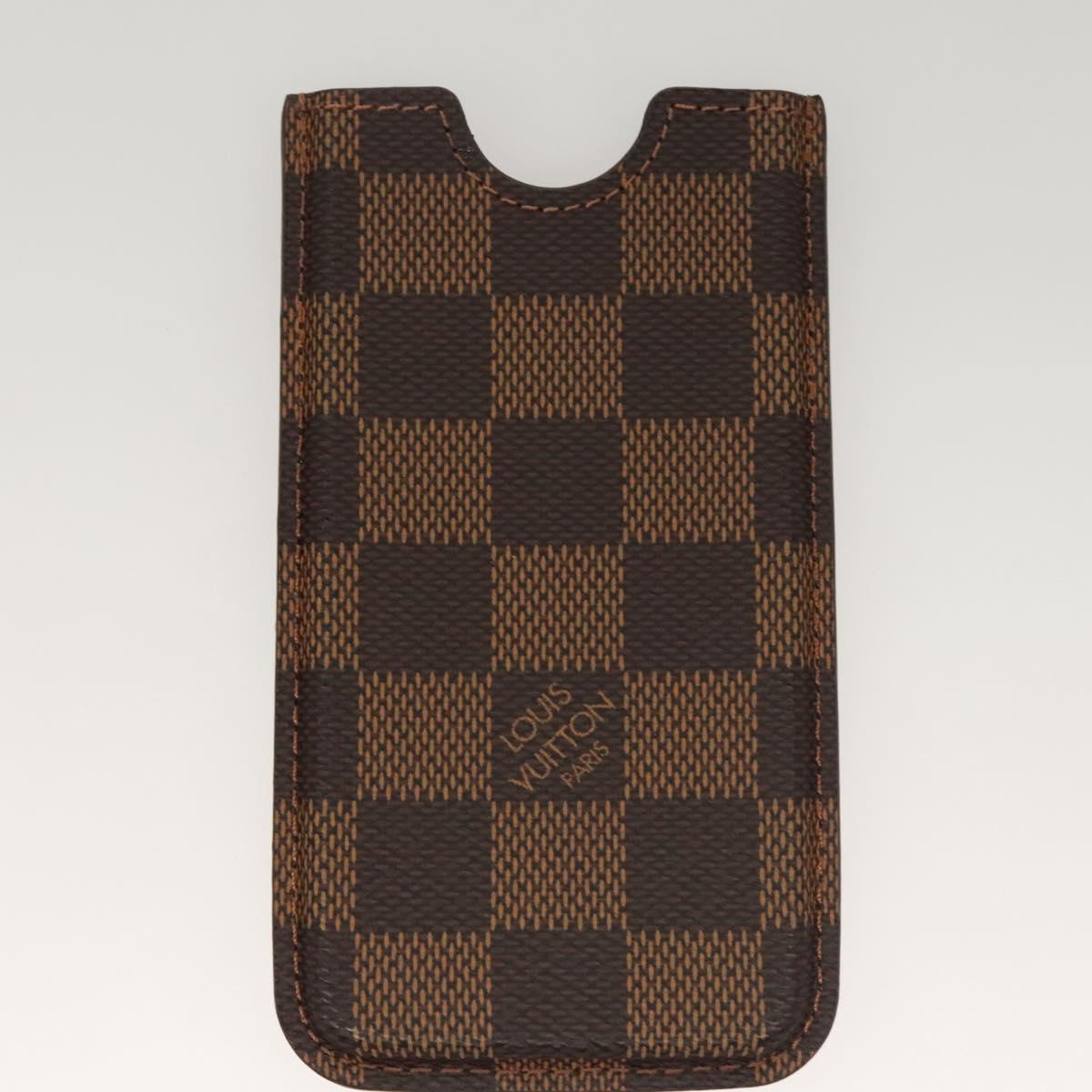 LOUIS VUITTON Damier Ebene Monogram Damier Azur iPhone Case 3 Set LV Auth 122874