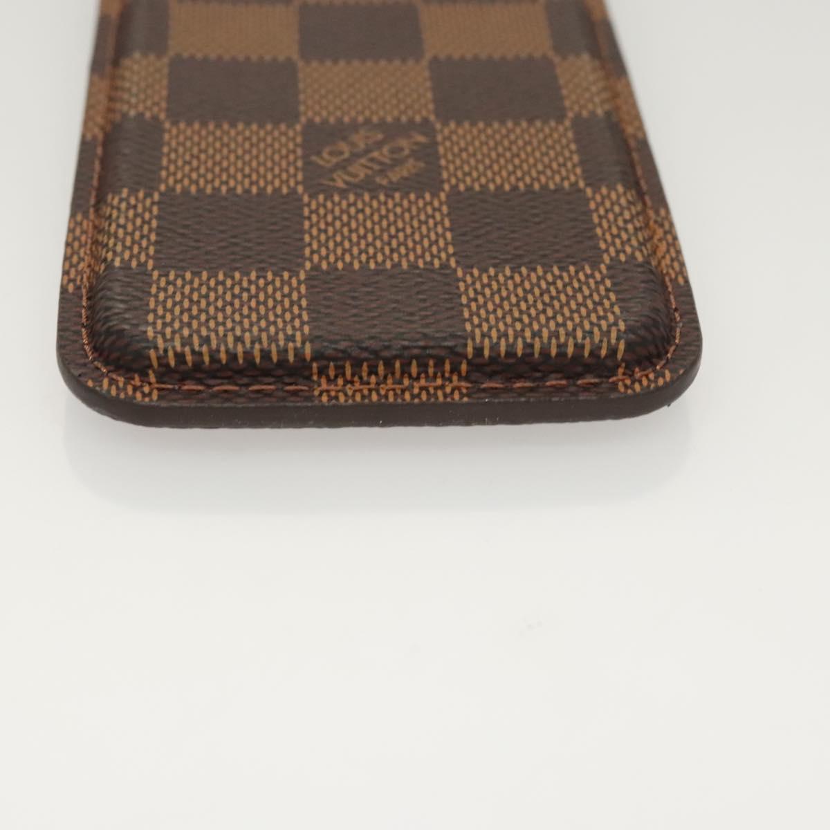 LOUIS VUITTON Damier Ebene Monogram Damier Azur iPhone Case 3 Set LV Auth 122874