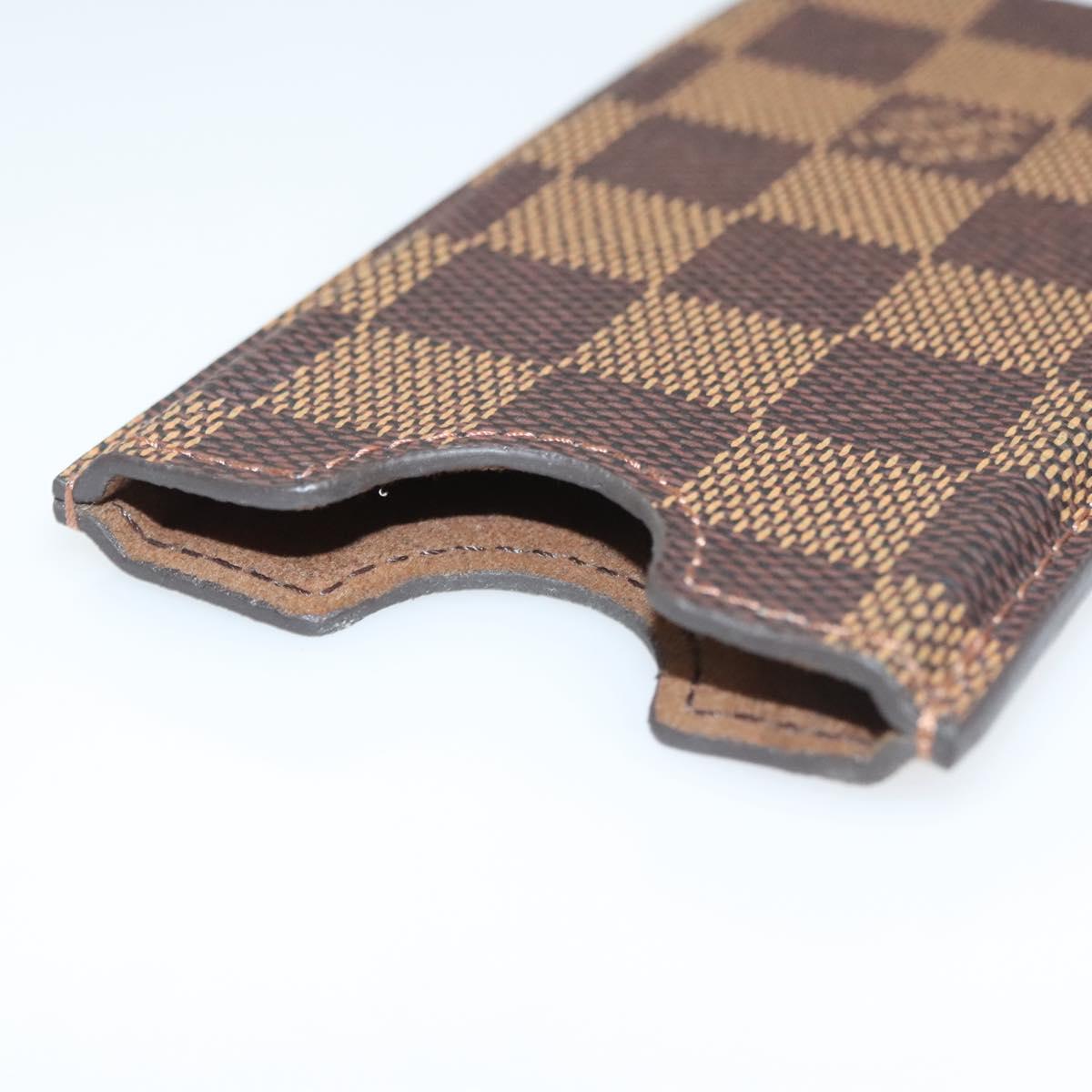 LOUIS VUITTON Damier Ebene Monogram Damier Azur iPhone Case 3 Set LV Auth 122874