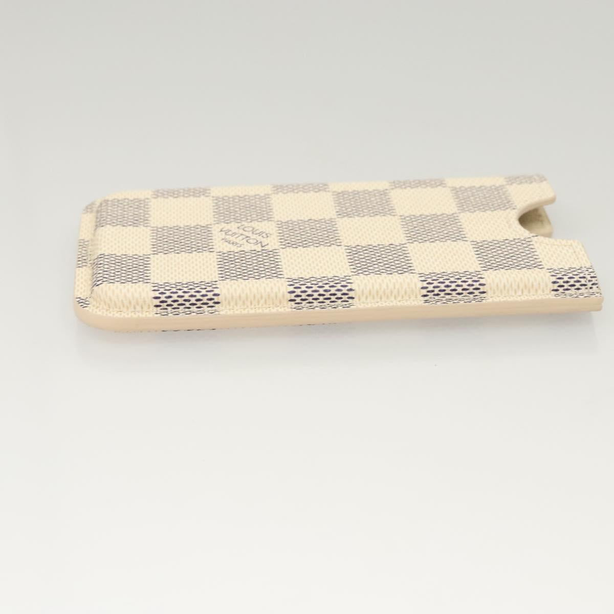 LOUIS VUITTON Damier Ebene Monogram Damier Azur iPhone Case 3 Set LV Auth 122874
