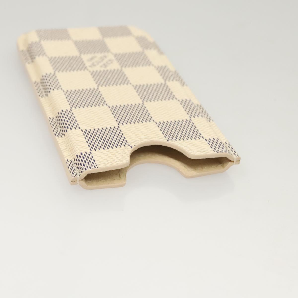 LOUIS VUITTON Damier Ebene Monogram Damier Azur iPhone Case 3 Set LV Auth 122874