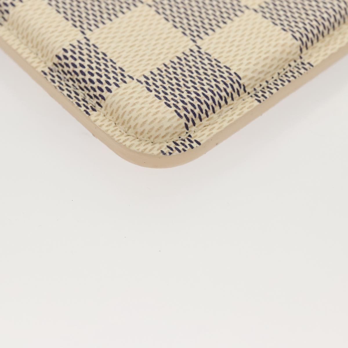 LOUIS VUITTON Damier Ebene Monogram Damier Azur iPhone Case 3 Set LV Auth 122874