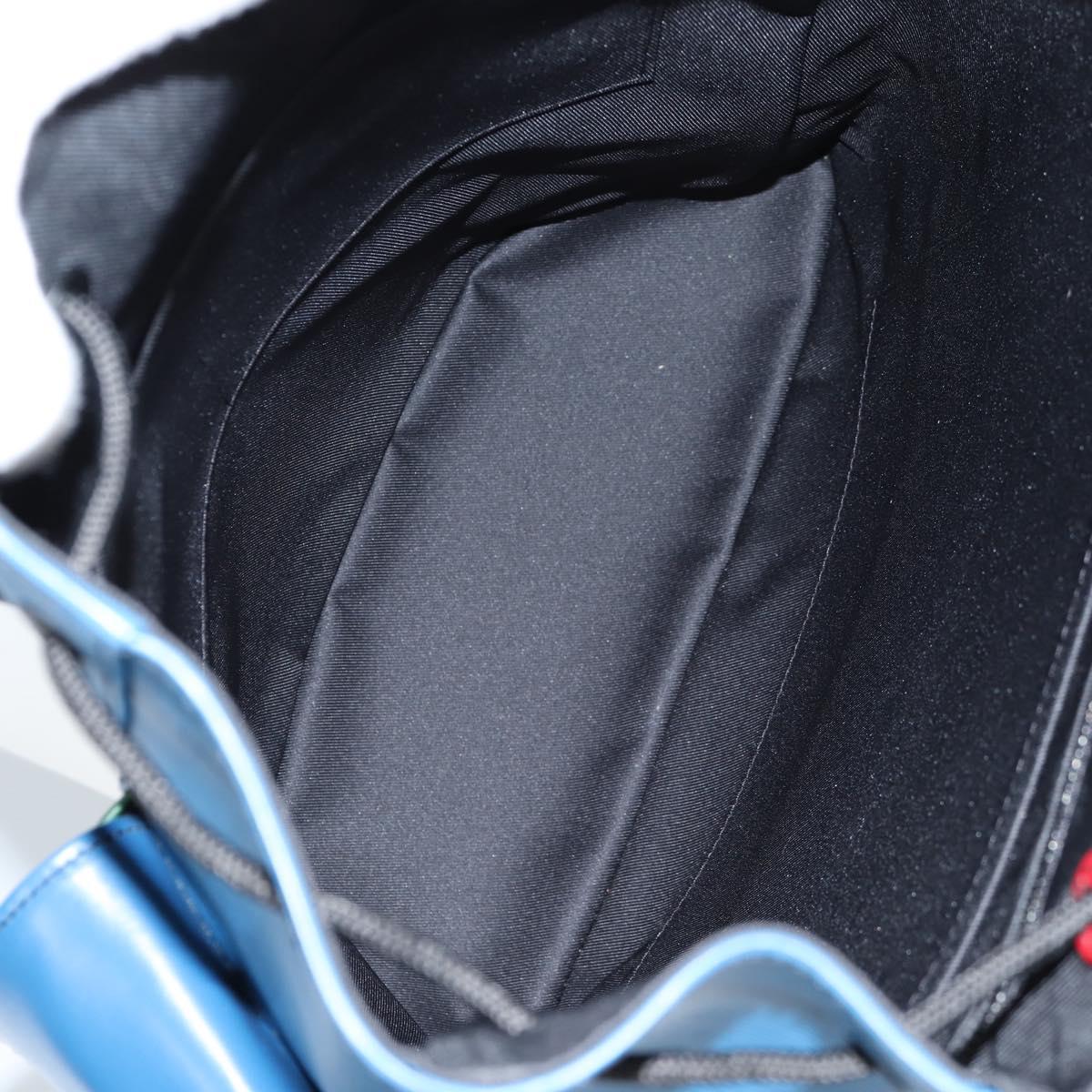 LOUIS VUITTON Epi Christopher PM Backpack Tricolor Blue Red M55565 Auth 122883M