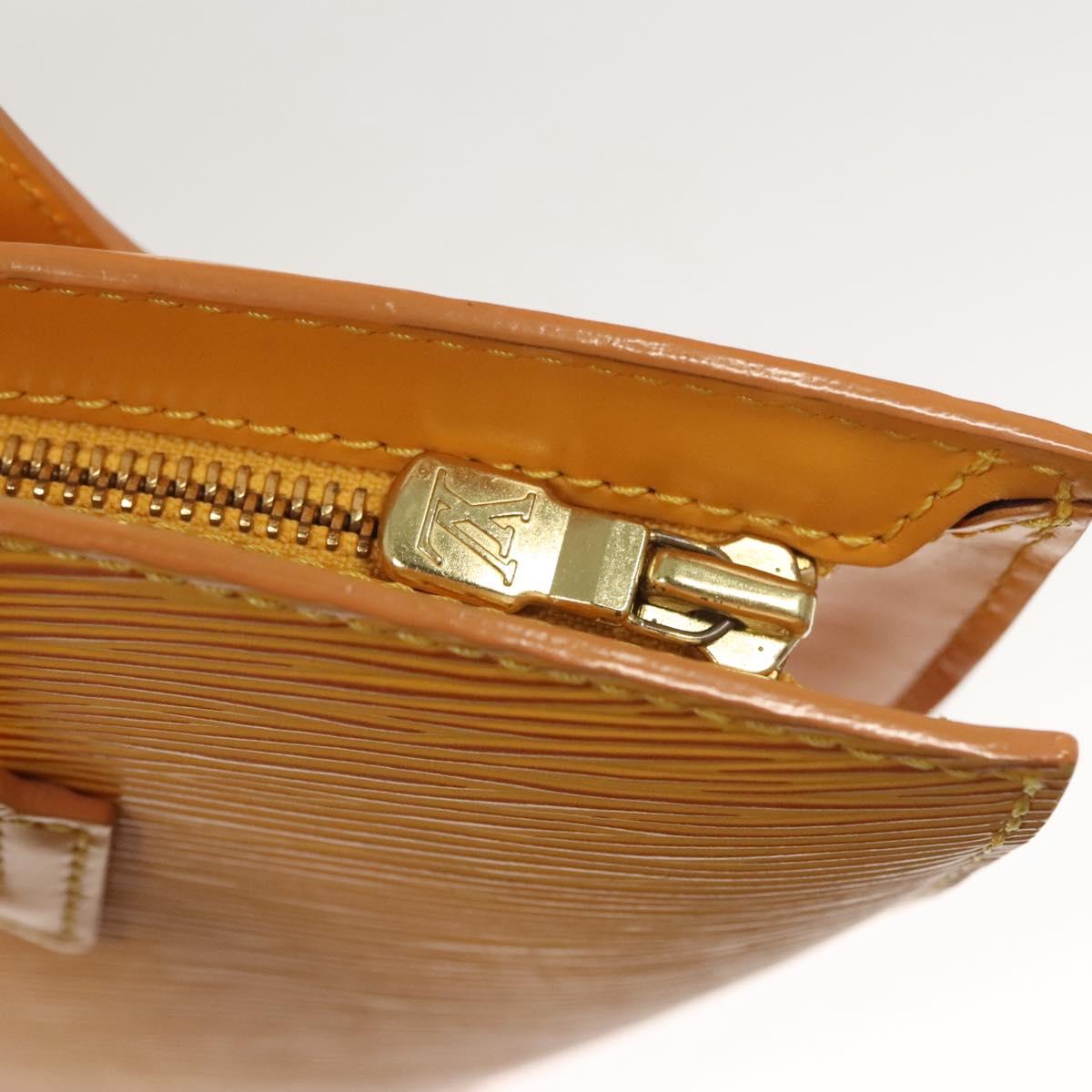 LOUIS VUITTON Epi Saint Jacques Poignees Long Bag Yellow M52339 LV Auth 122938