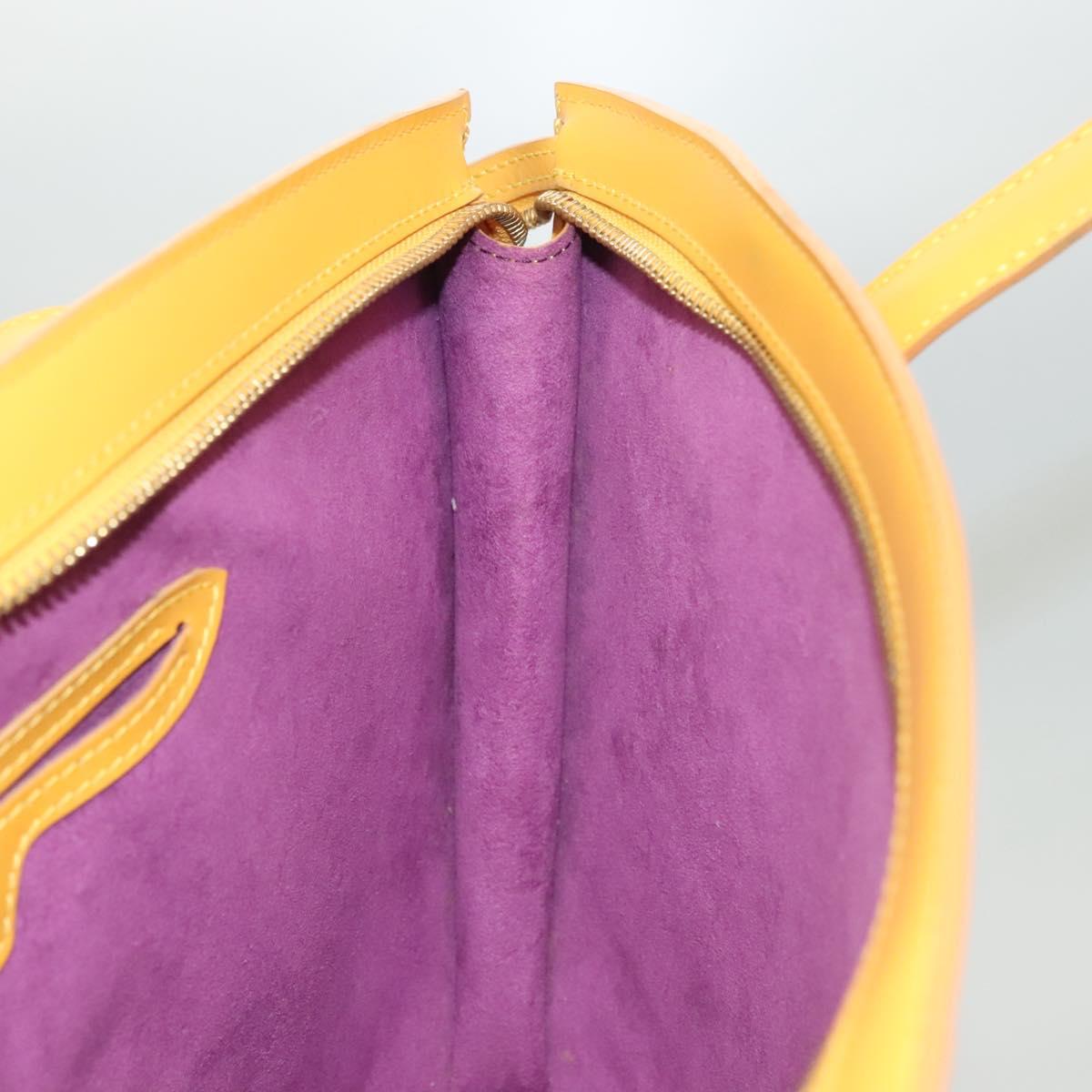 LOUIS VUITTON Epi Saint Jacques Poignees Long Bag Yellow M52339 LV Auth 122938