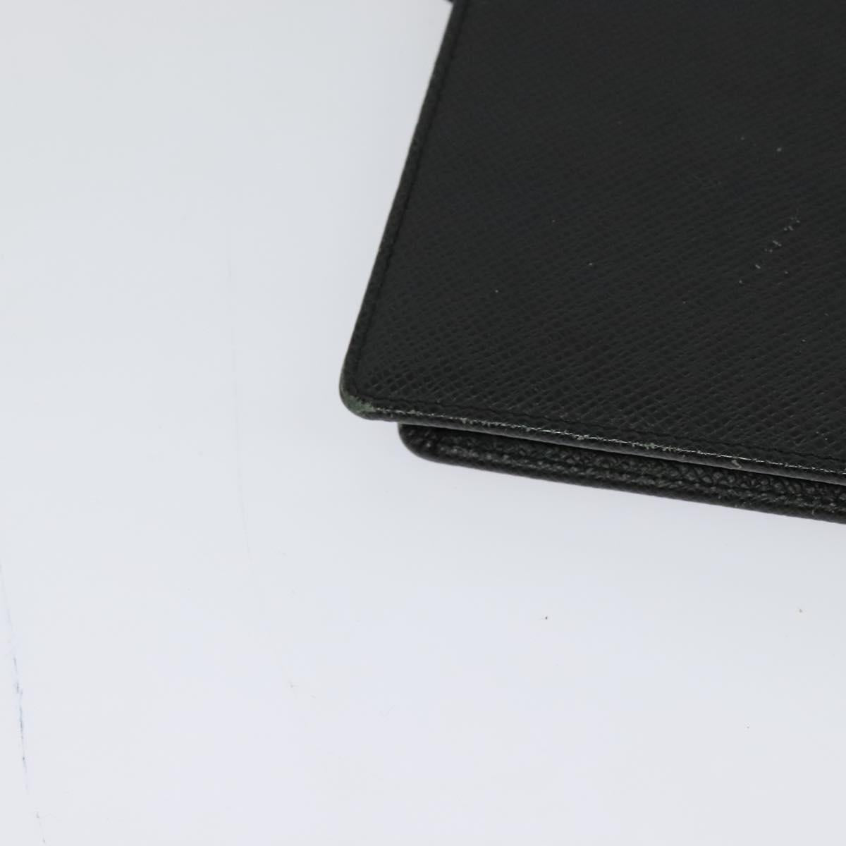 LOUIS VUITTON Taiga Agenda GM Day Planner Cover Black R20232 LV Auth 122939