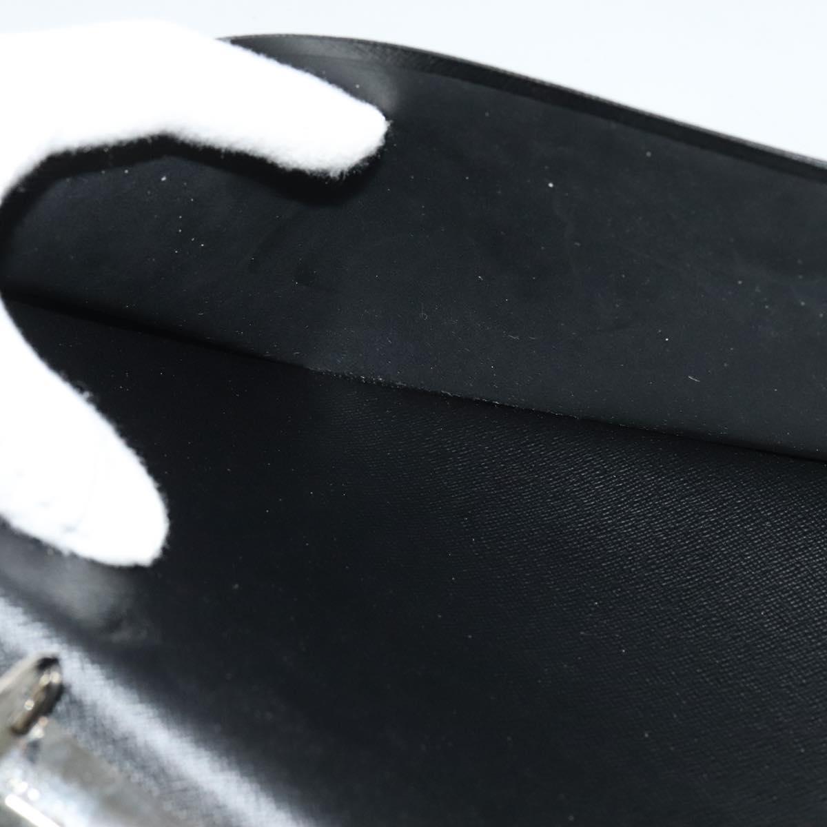 LOUIS VUITTON Taiga Agenda GM Day Planner Cover Black R20232 LV Auth 122939