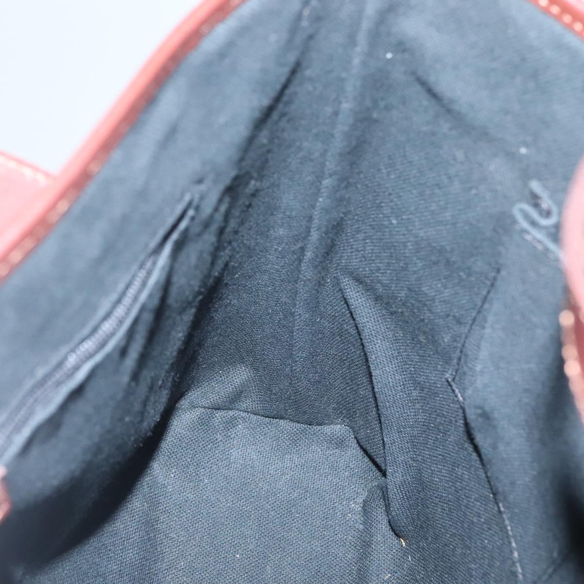 BURBERRY Nova Check Hand Bag PVC Beige Auth 122977