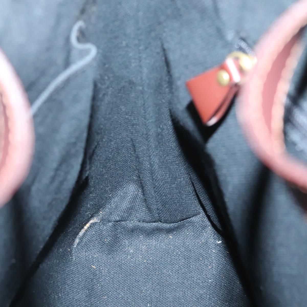 BURBERRY Nova Check Hand Bag PVC Beige Auth 122977