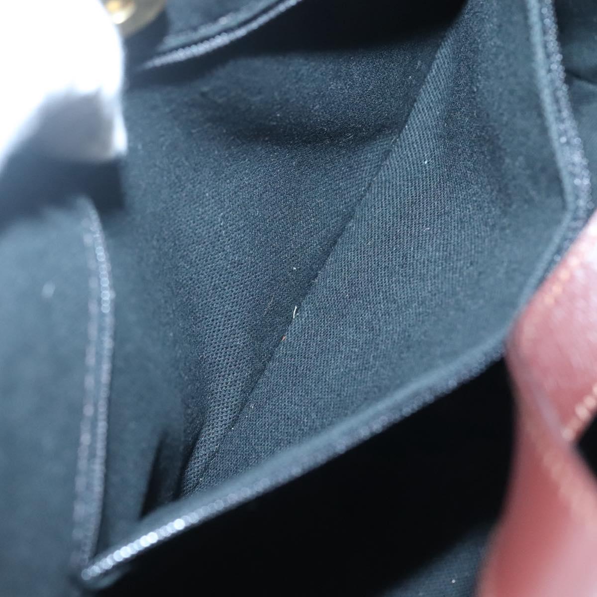 BURBERRY Nova Check Hand Bag PVC Beige Auth 122977