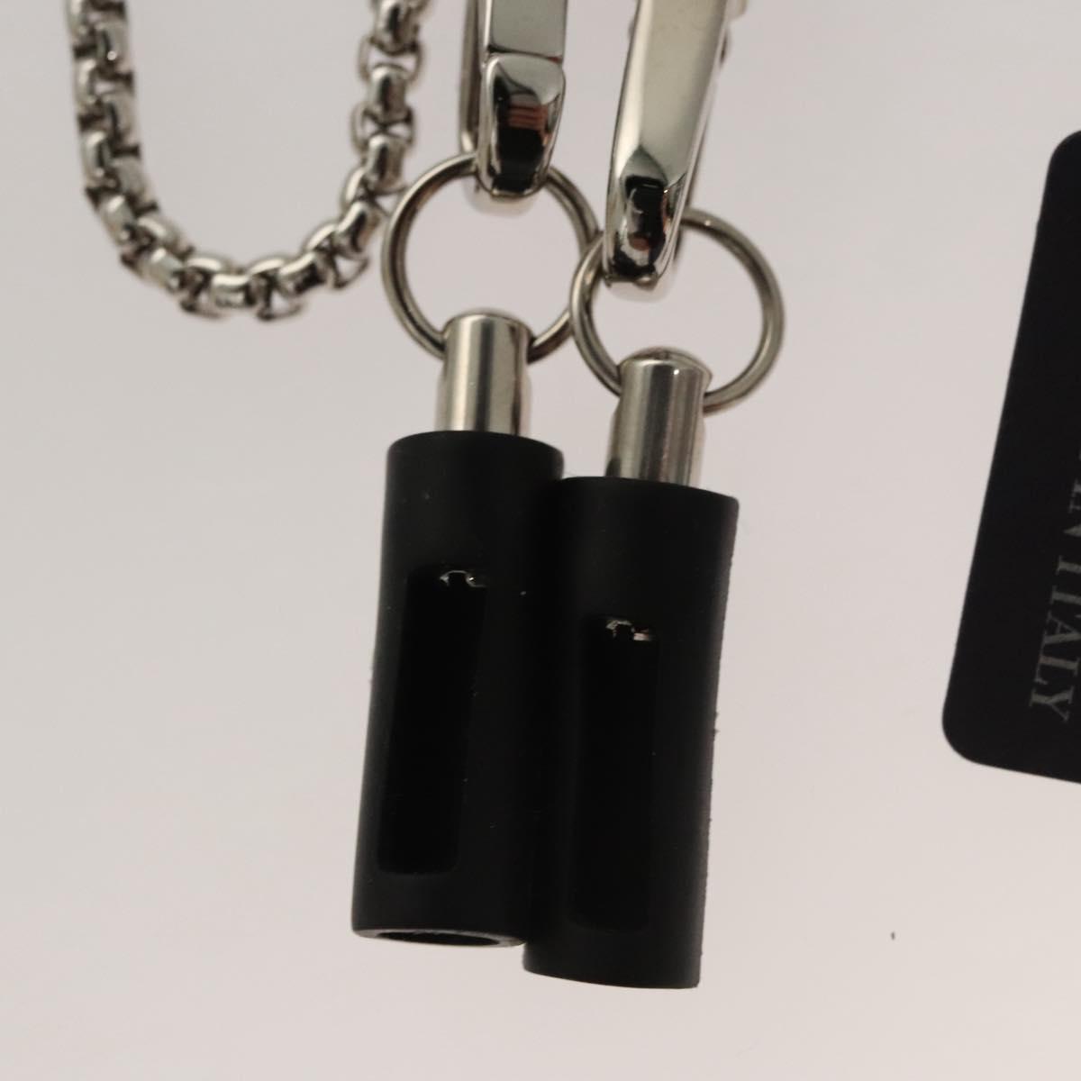 PRADA AirPods Case metal Silver Auth 123026