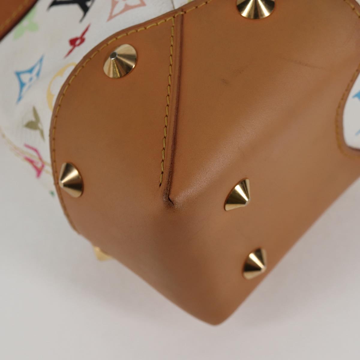 LOUIS VUITTON Monogram Multicolor Judy MM Bag 2Way White M40255 LV Auth 123028V