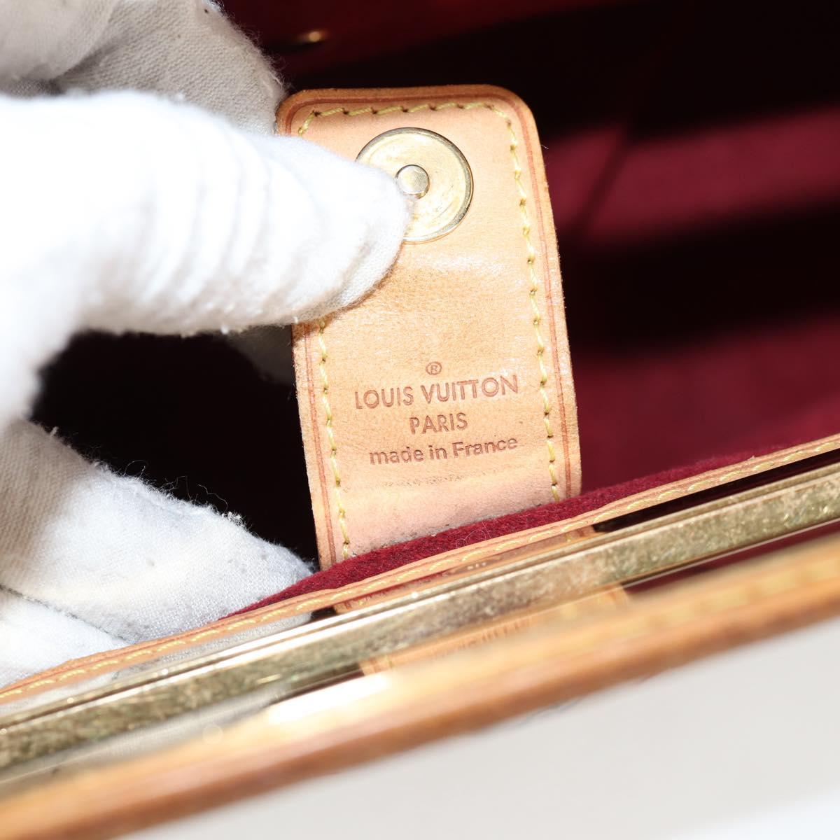 LOUIS VUITTON Monogram Multicolor Judy MM Bag 2Way White M40255 LV Auth 123028V