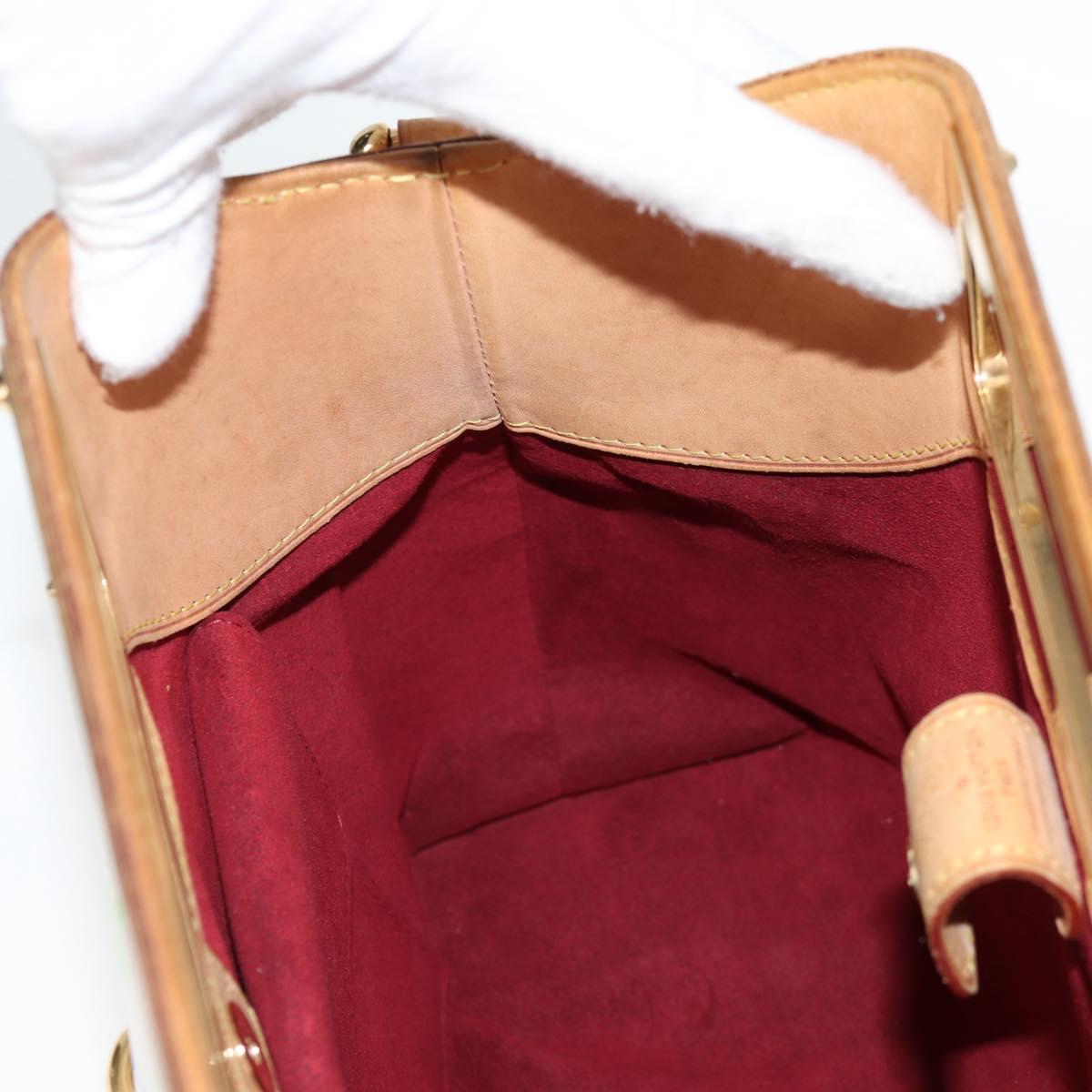 LOUIS VUITTON Monogram Multicolor Judy MM Bag 2Way White M40255 LV Auth 123028V