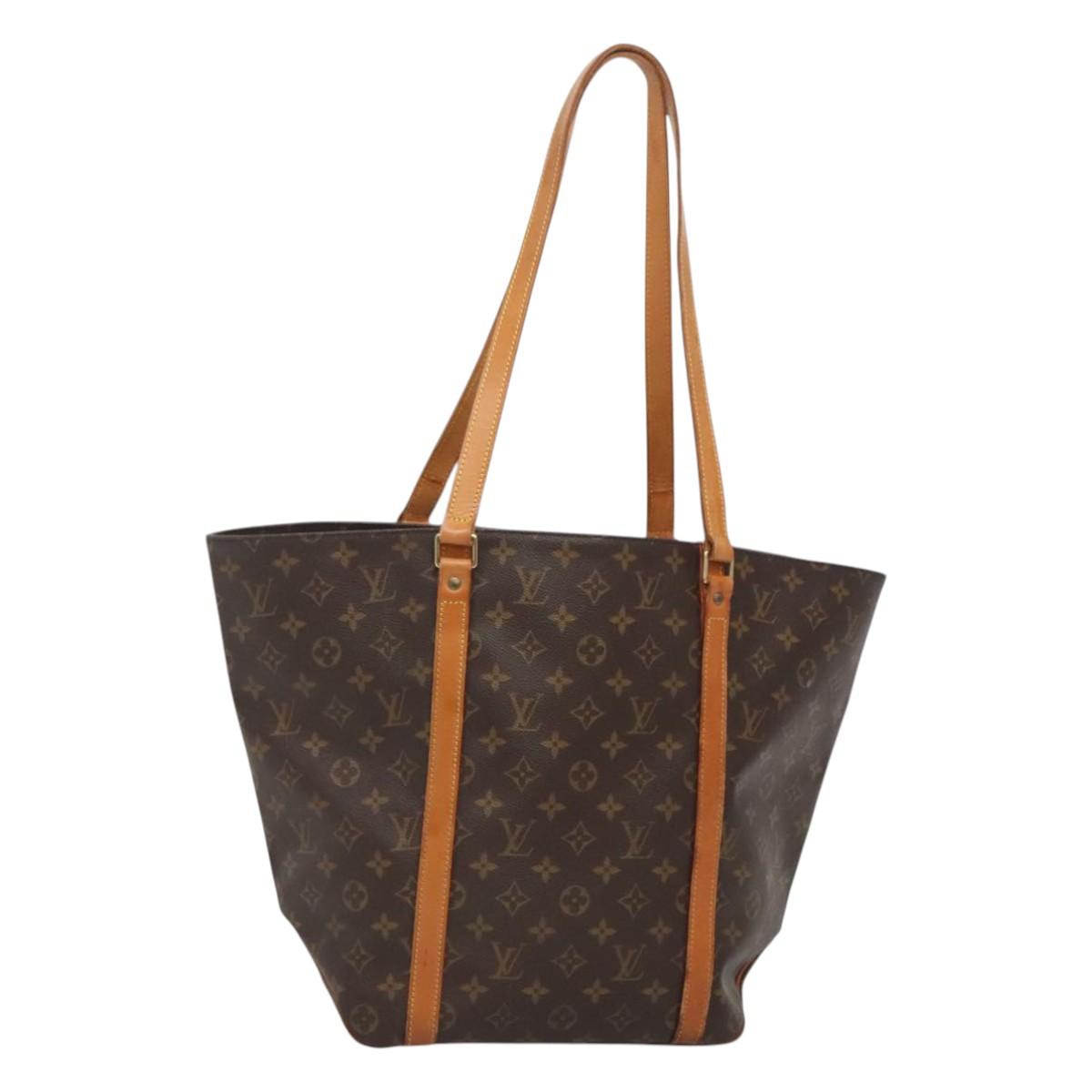 LOUIS VUITTON Monogram Sac Shopping Tote Bag M51108 LV Auth 123056
