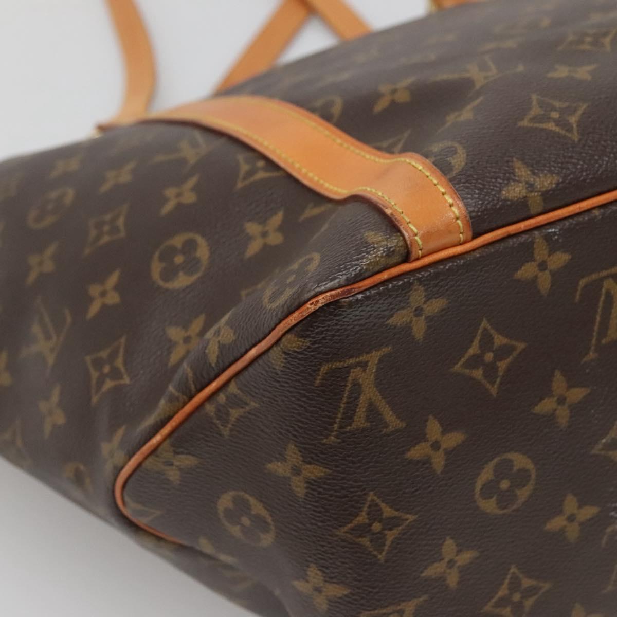 LOUIS VUITTON Monogram Sac Shopping Tote Bag M51108 LV Auth 123056